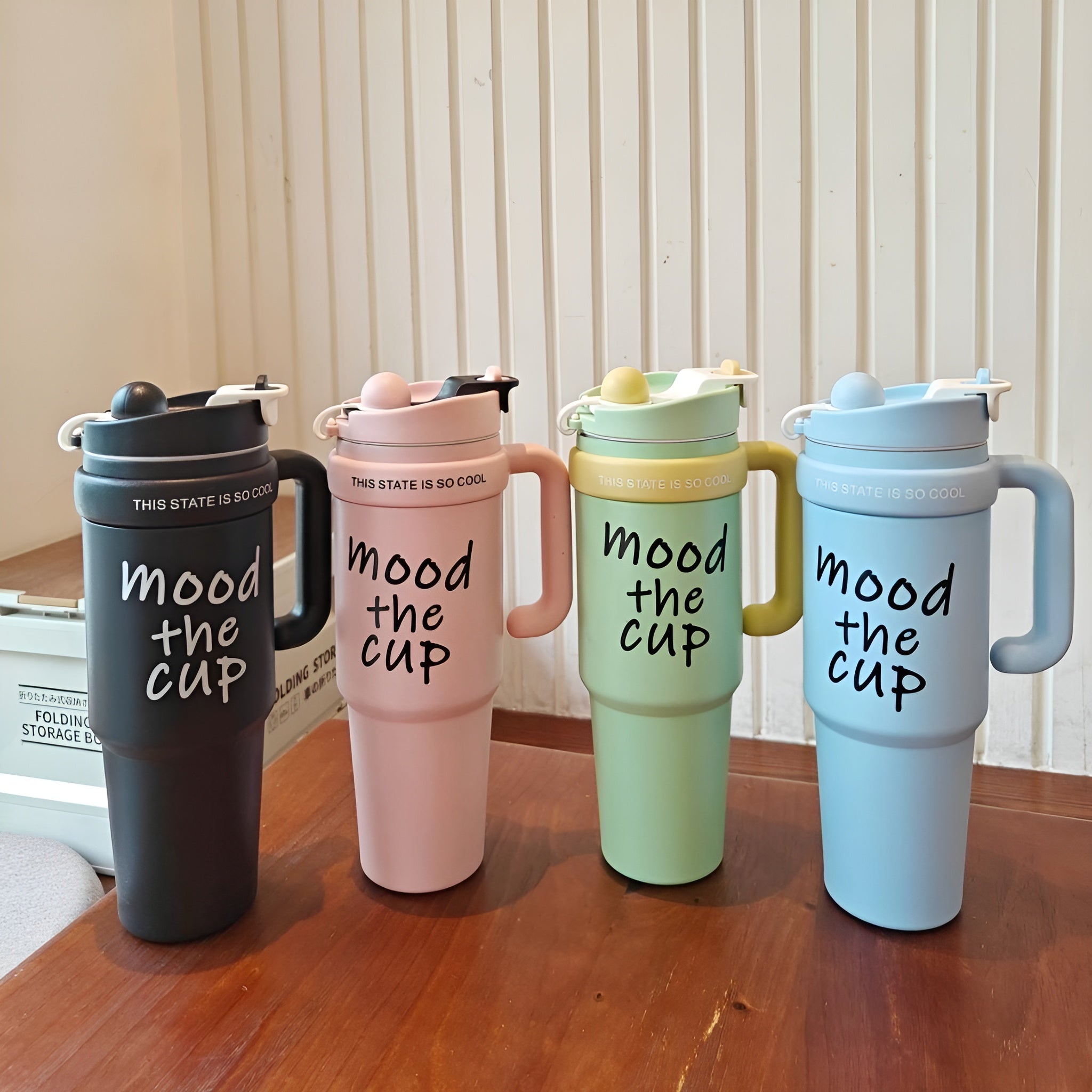 1000 ml vacuum insulated stainless steel tumbler__Green