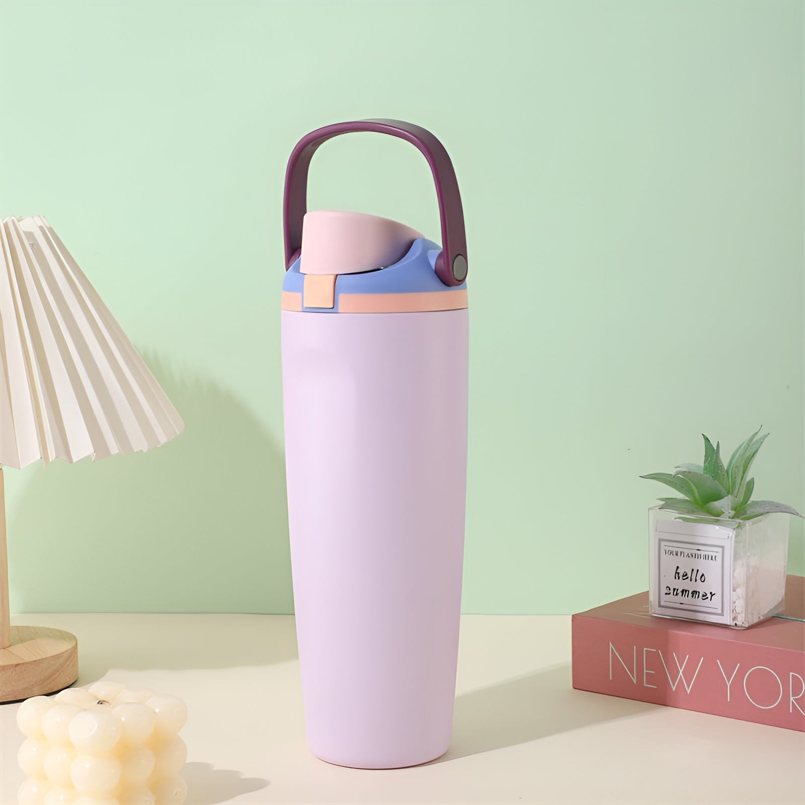 1000 ml water bottle__Purple