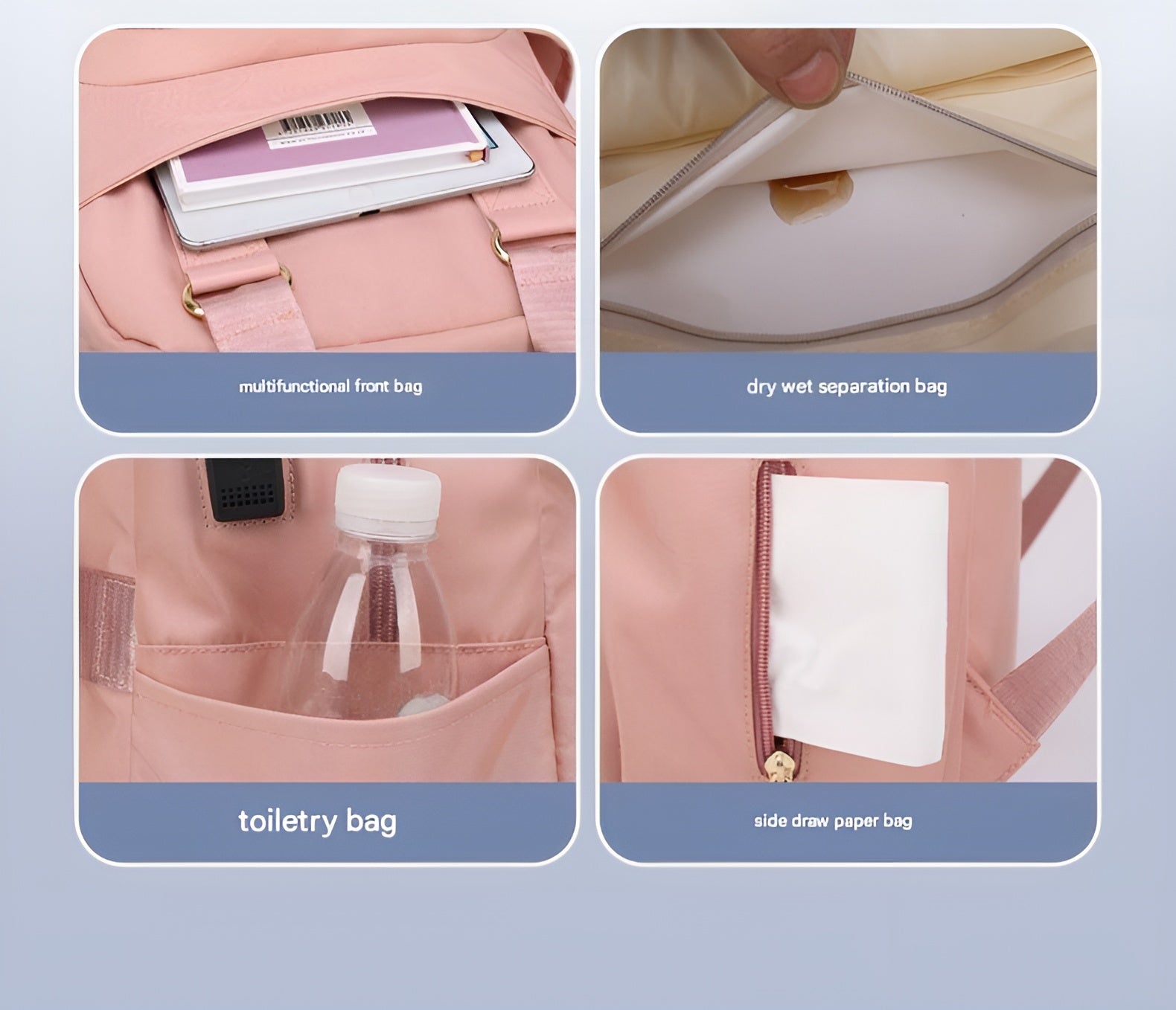 All-in-one_mommy_diaper_bag_with_large_storage_space__Pink