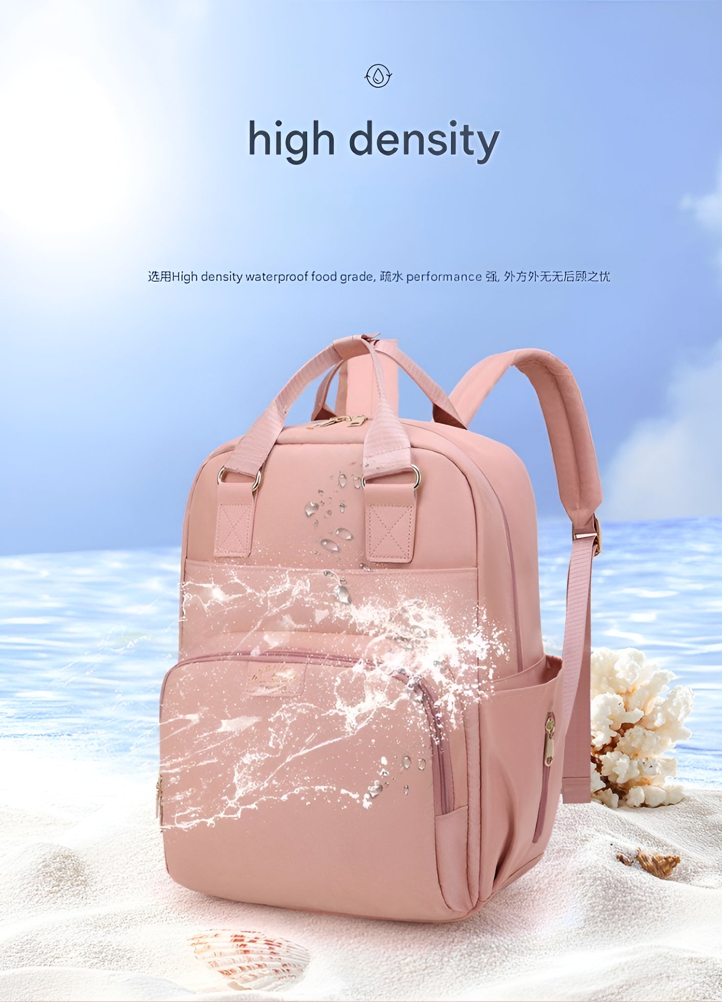 Best_diaper_backpack_for_new_moms_and_travel_use__Pink