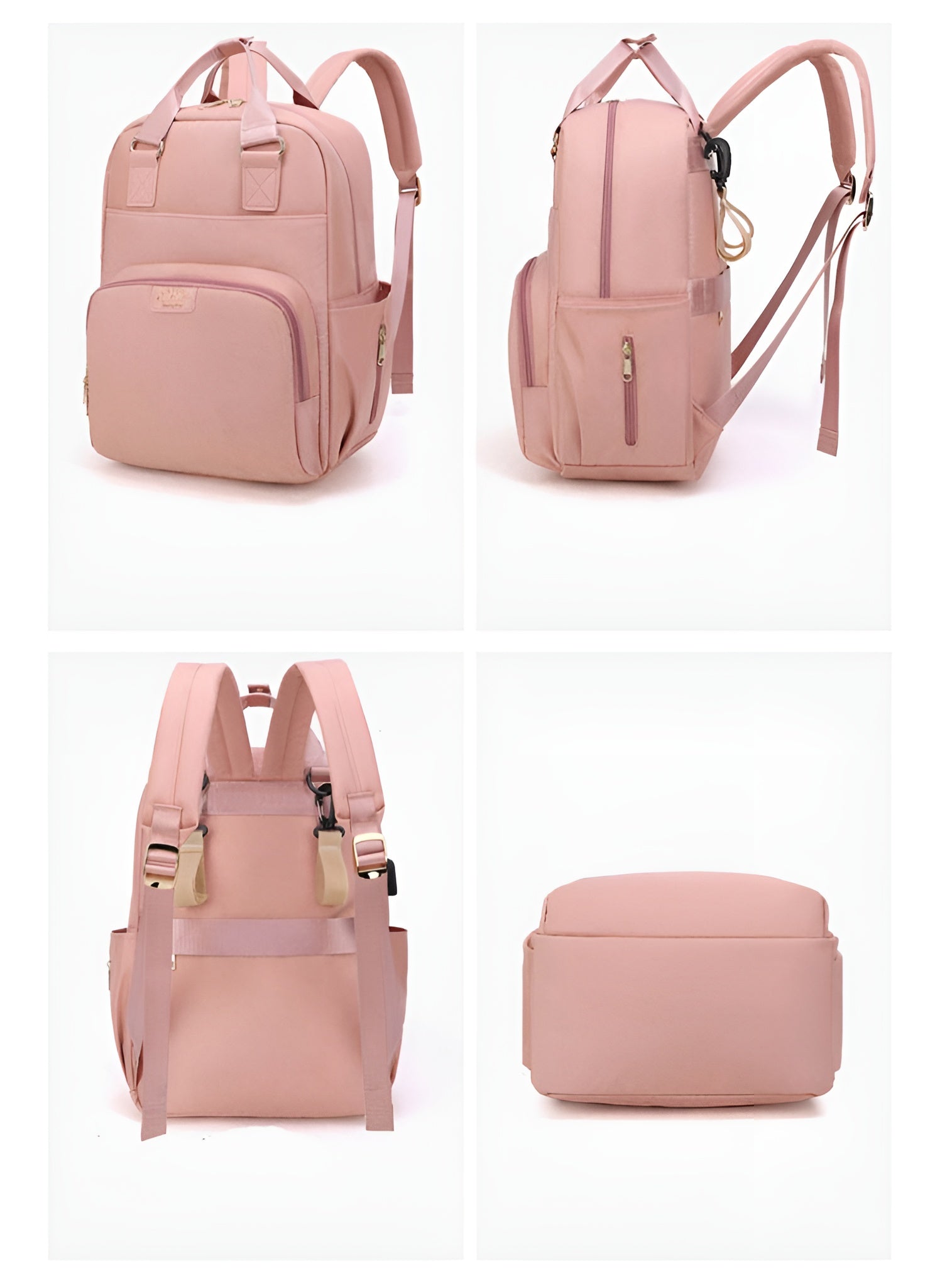 Best_diaper_backpack_for_travel_shopping_and_outdoor_trips__Pink