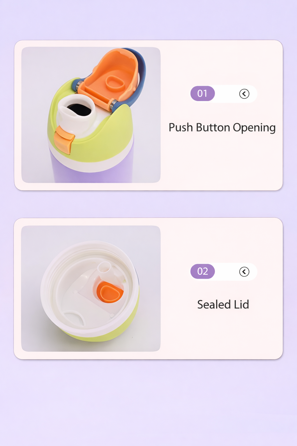 Boys Water Bottle for School__Red