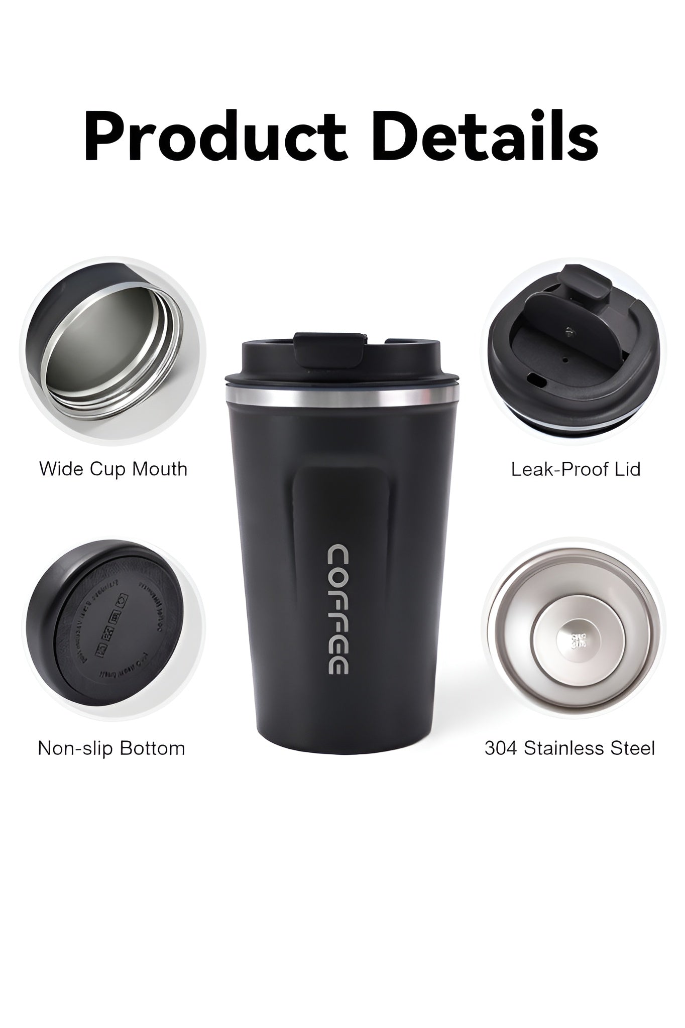 Car cup holder coffee tumbler__Pink