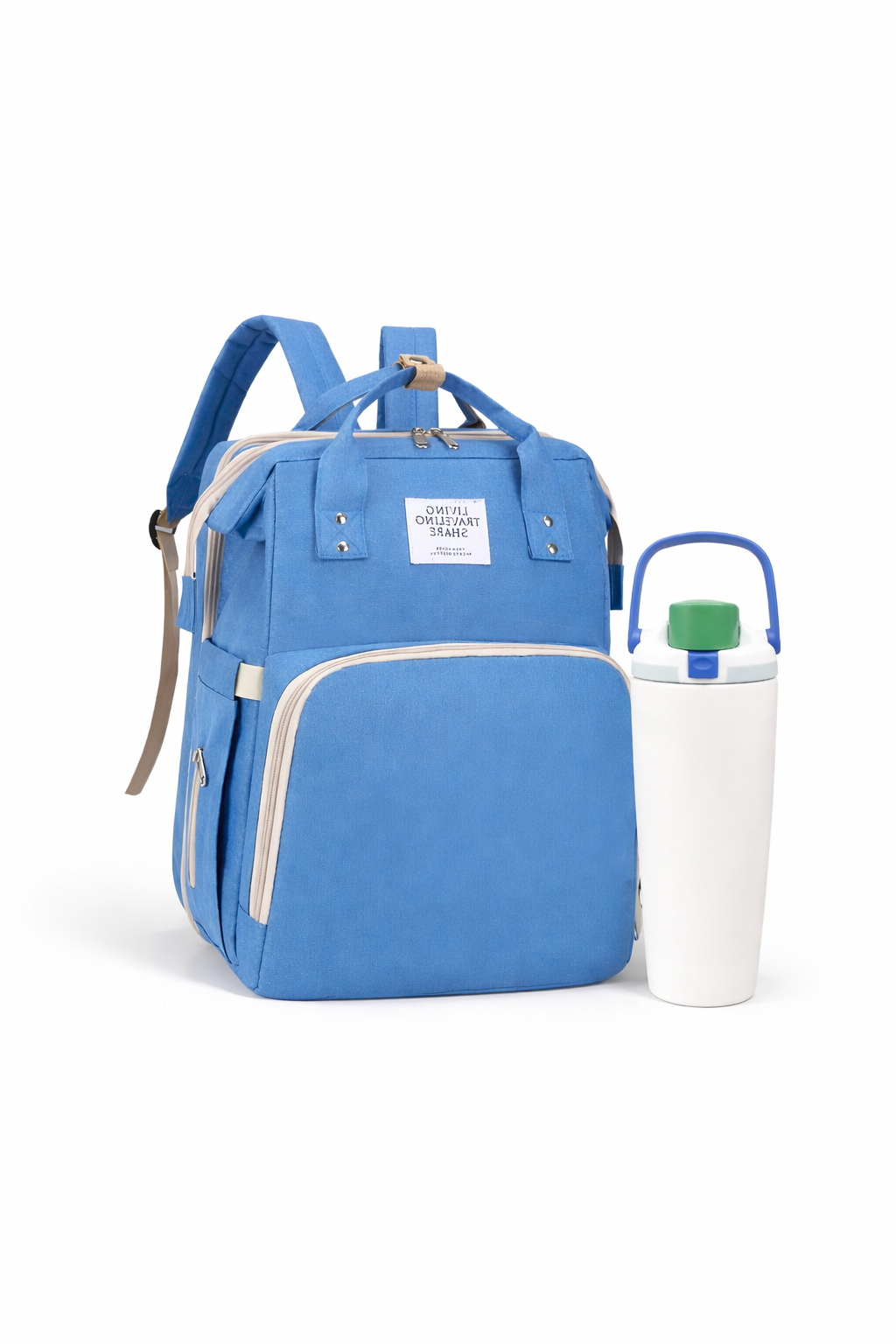 Premium Multipurpose Backpack with 1000ml Bottle – Spacious, Stylish & Travel Friendly