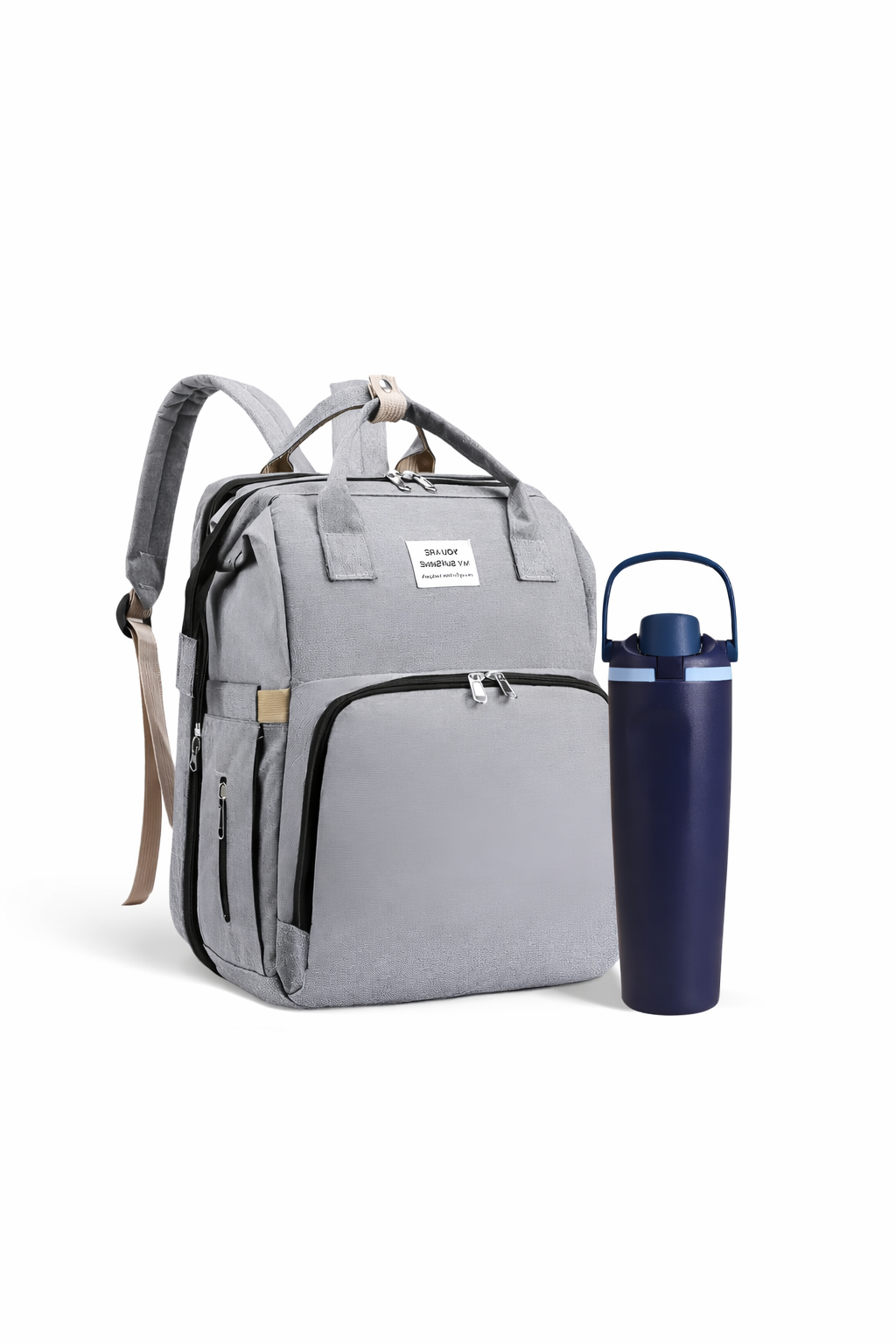 Multipurpose Insulated Backpack with 1000ml Bottle – Spacious, Stylish & Practical