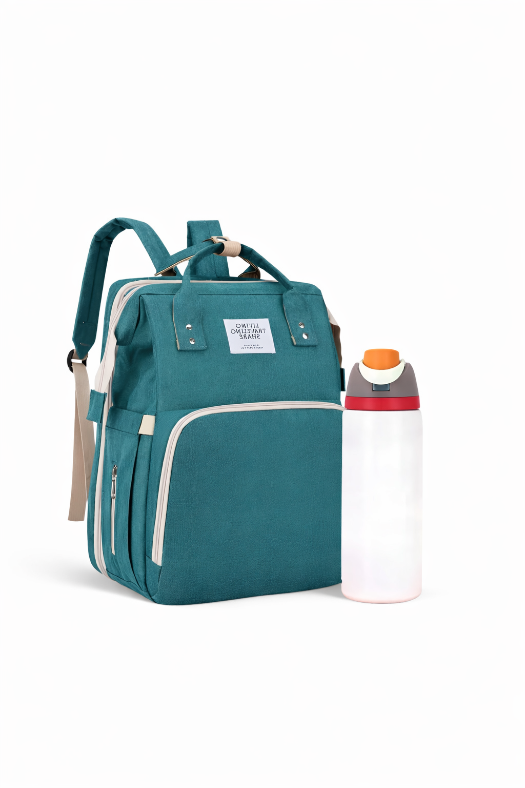 Multipurpose Insulated Backpack with Bottle (800 ml)– Stylish, Spacious & Travel Ready