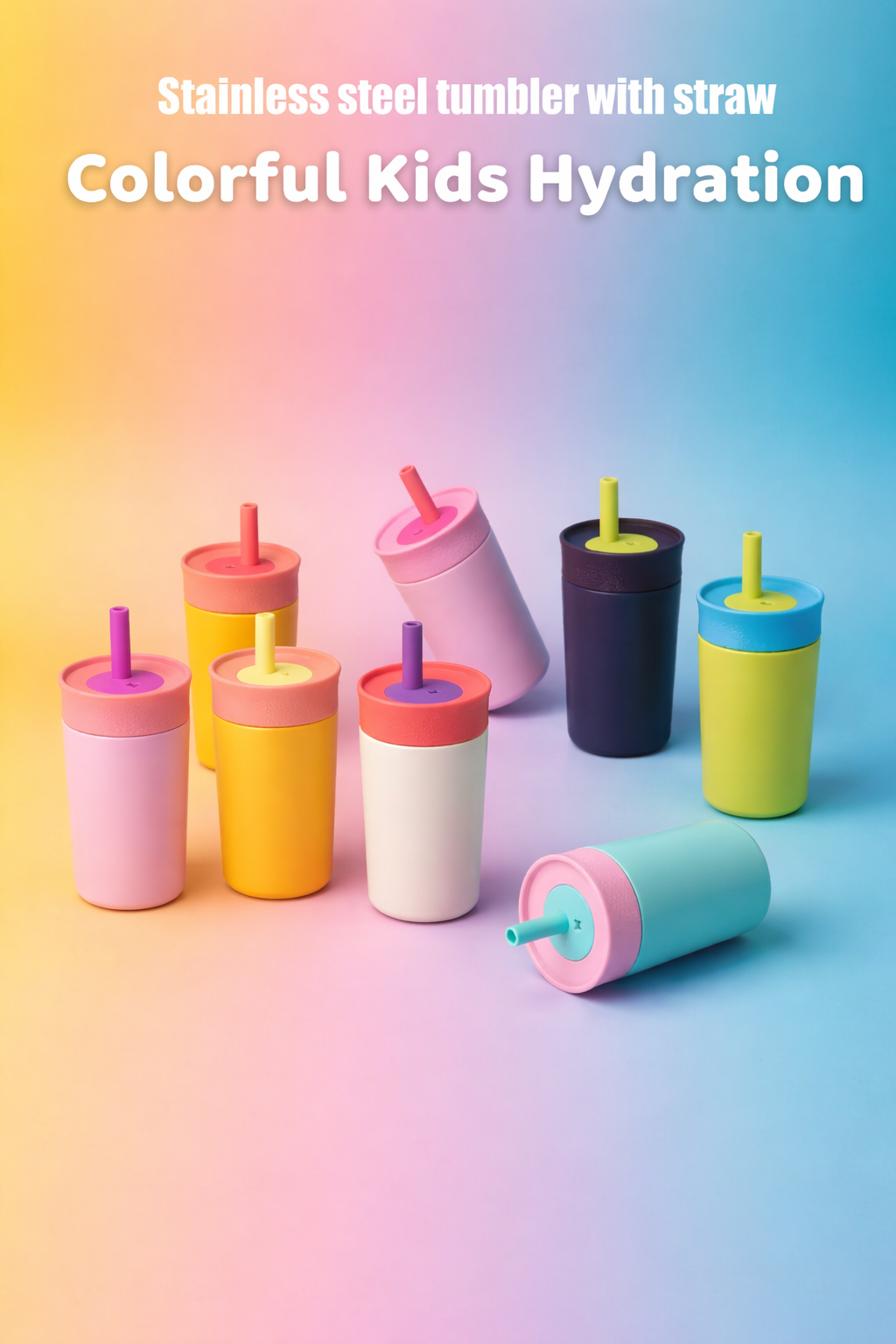 Premium Insulated Tumbler Combo Set – Blue & Green 350 ml | Leak-Proof | Reusable | Hot & Cold Drink Cups(Set of 2)