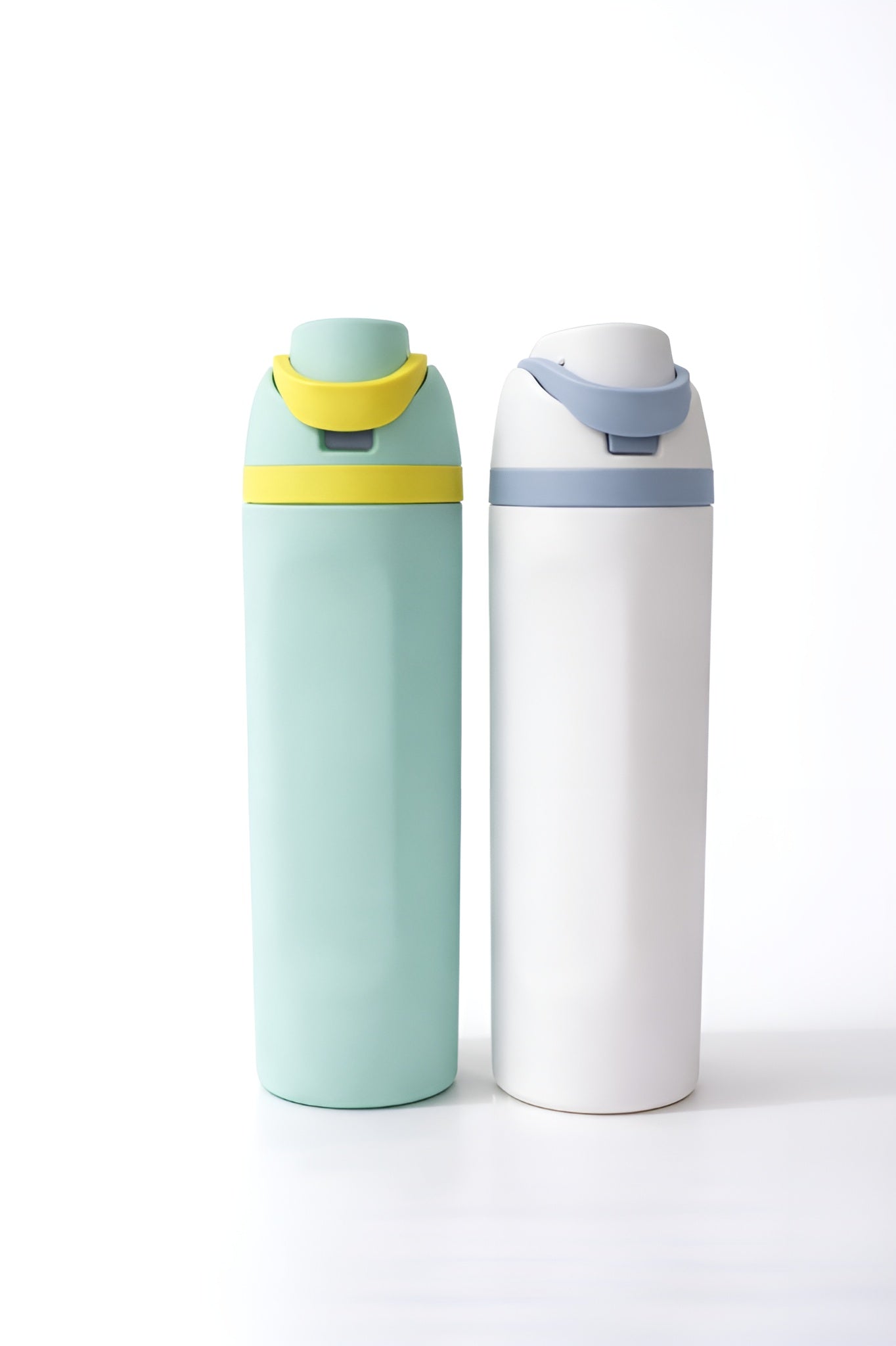 750 ml Stainless Steel Water Bottle Combo | Green & White | Insulated Leak-Proof Sports & Travel Bottles (Set of 2)