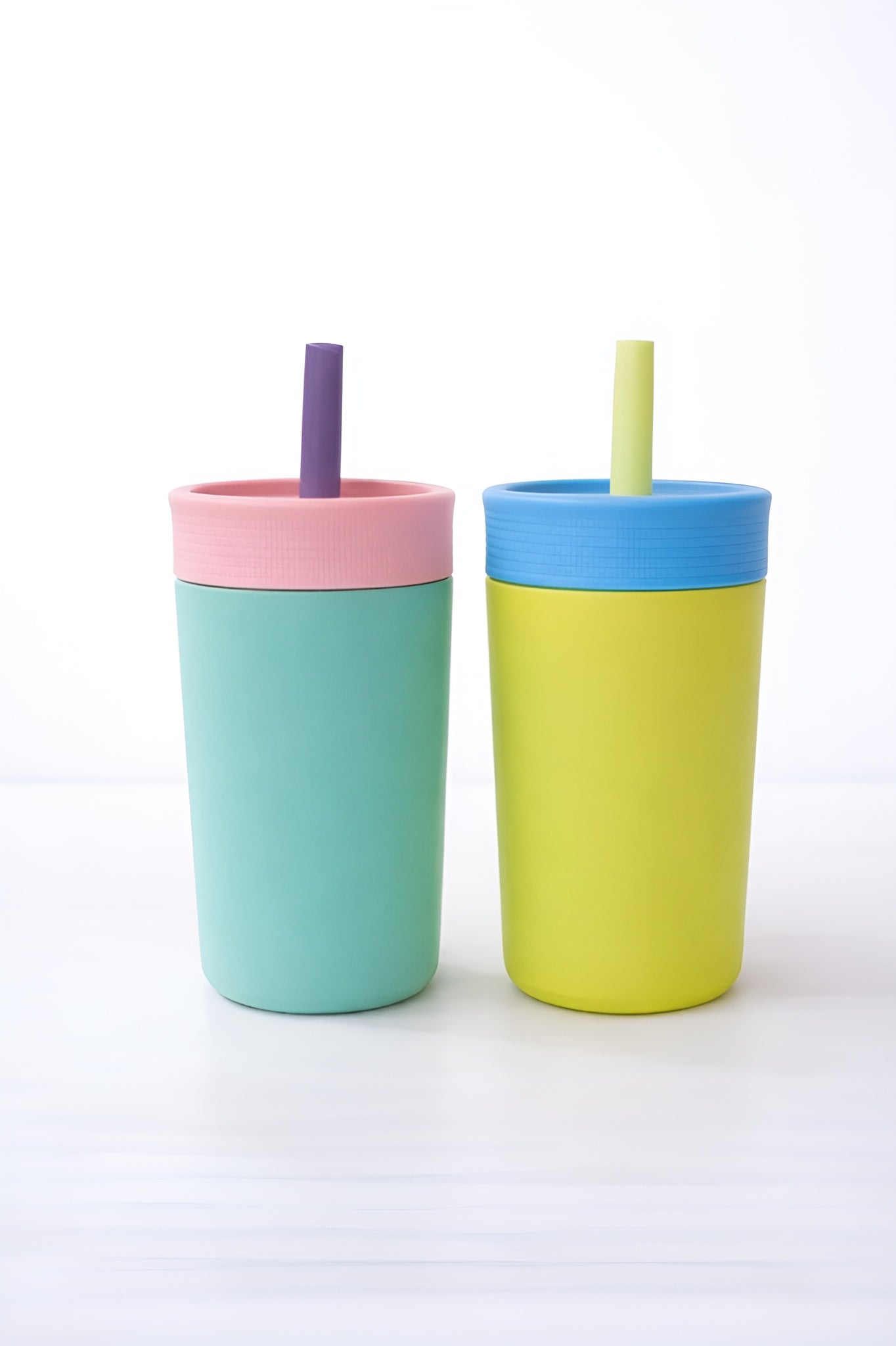 Premium Insulated Tumbler Combo Set – Blue & Green 350 ml | Leak-Proof | Reusable | Hot & Cold Drink Cups(Set of 2)