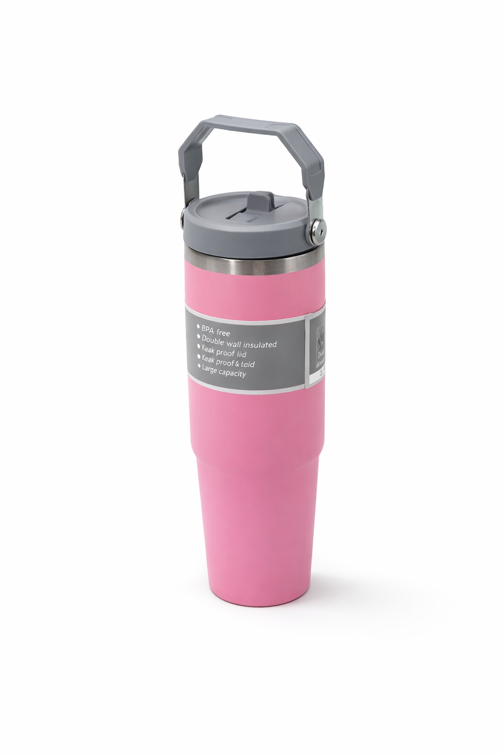 Premium Vacuum Insulated Stainless Steel Travel Tumbler ( Blue & Pink) (set of 2)