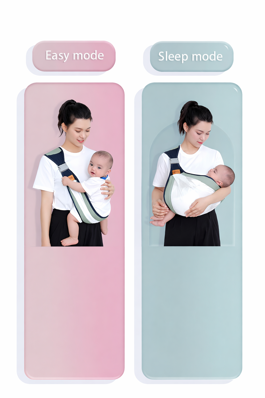 Comfort Baby Sling Wrap – Scientific C-Shape Spine Care Newborn Carrier