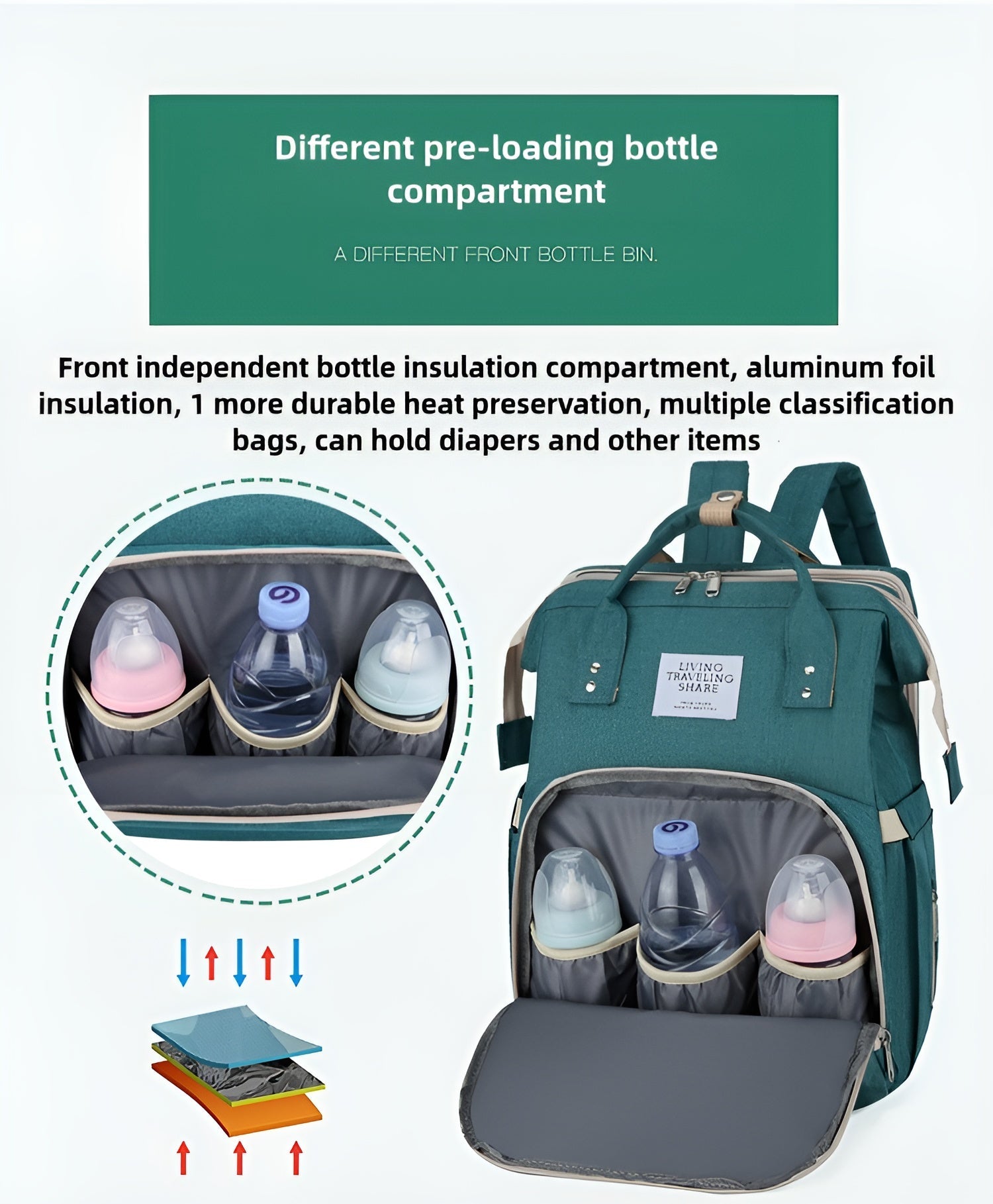 Comfortable_adjustable_strap_backpack_for_baby_travel_essentials__Green