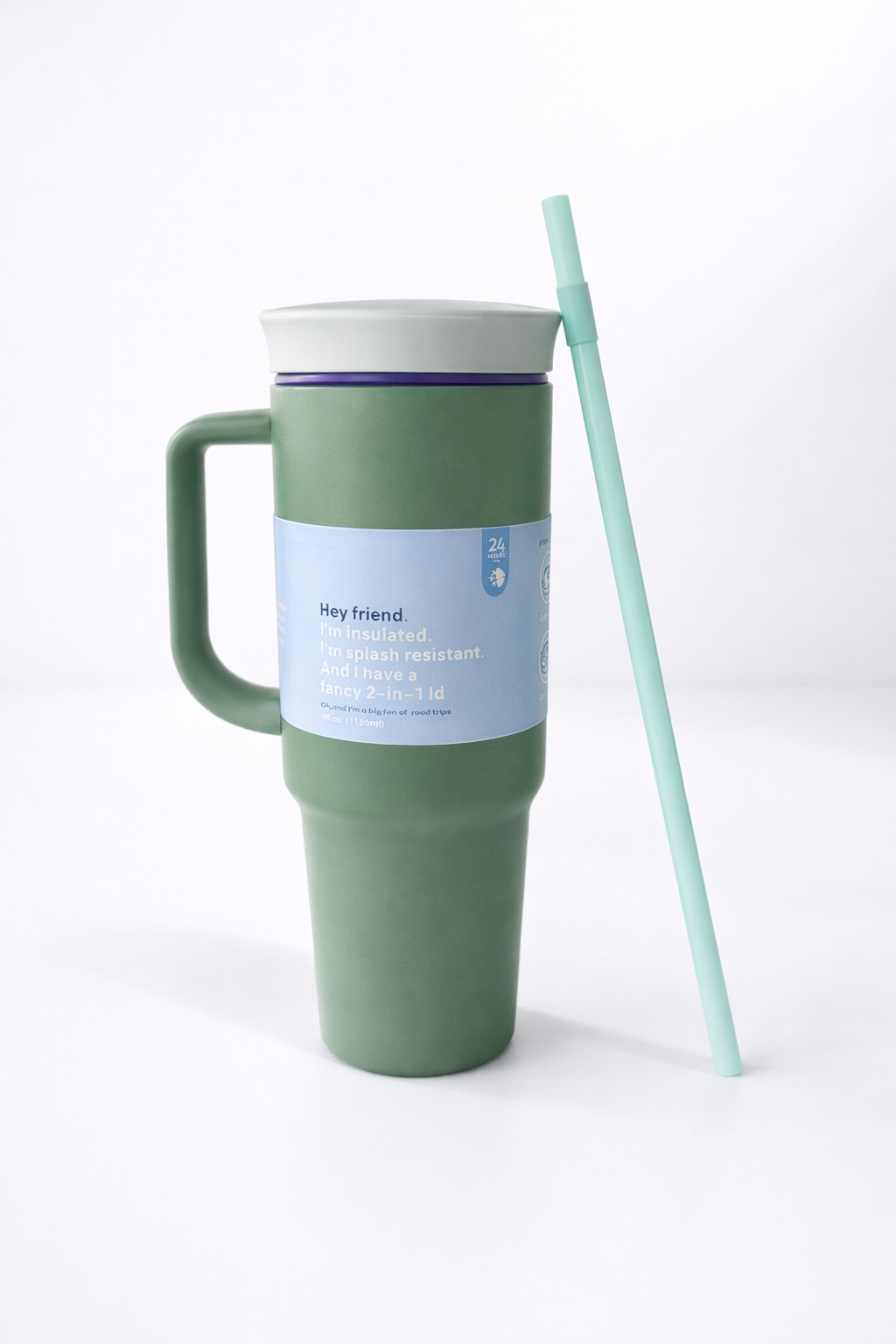 Daily use stainless steel cup__Green