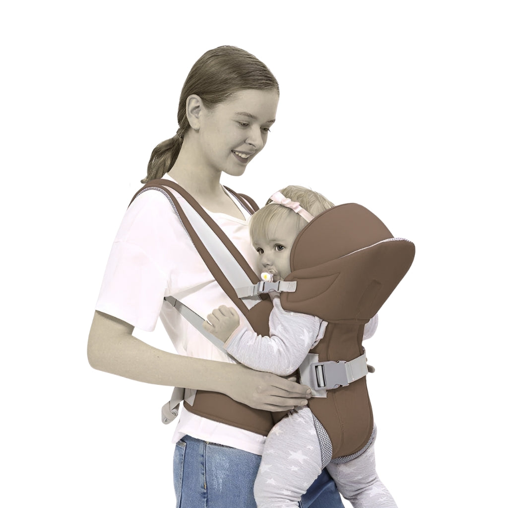 Easy_to_wear_and_remove_baby_carrier__Brown