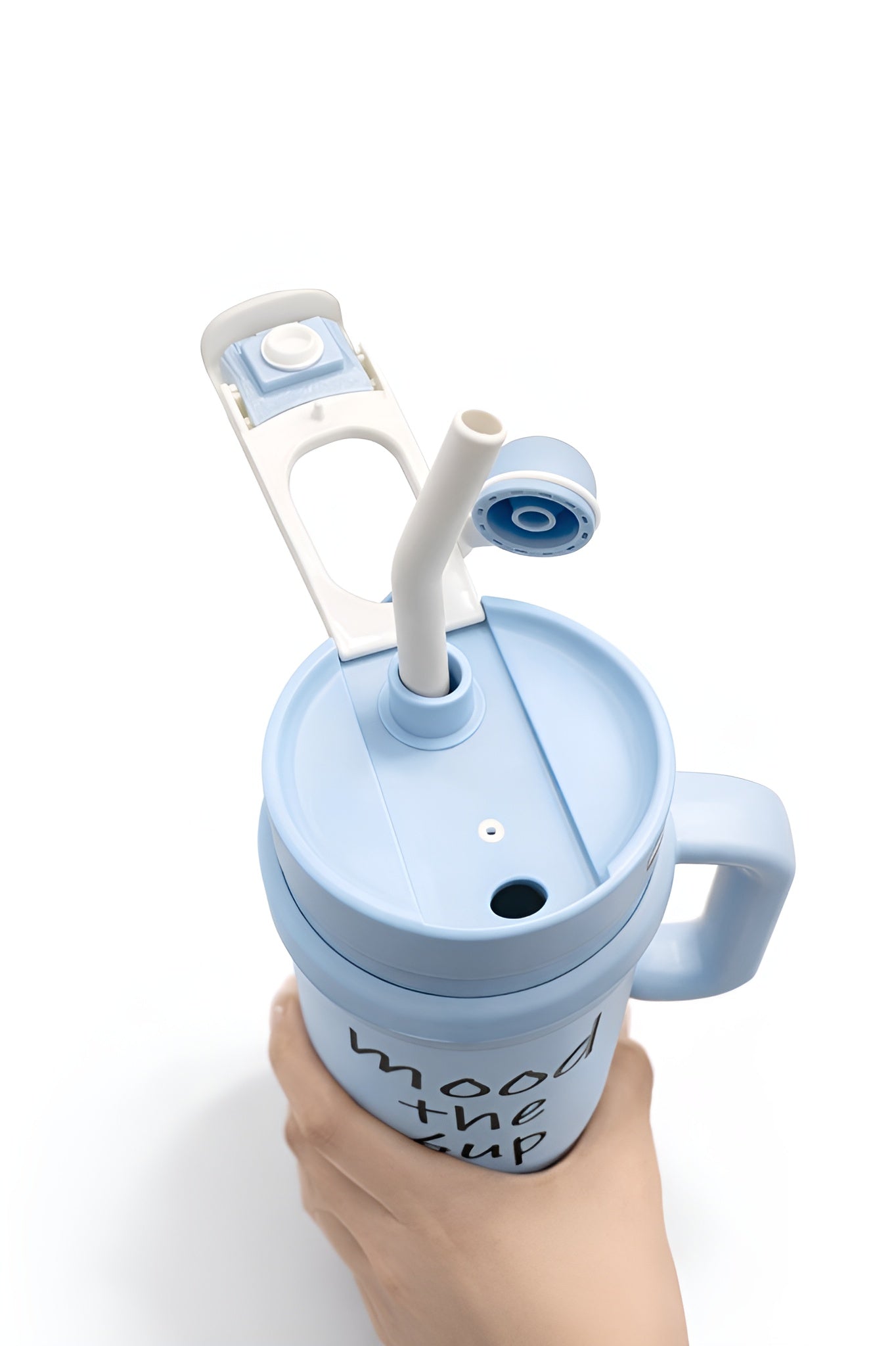 Insulated Travel Mug with Lid__Blue