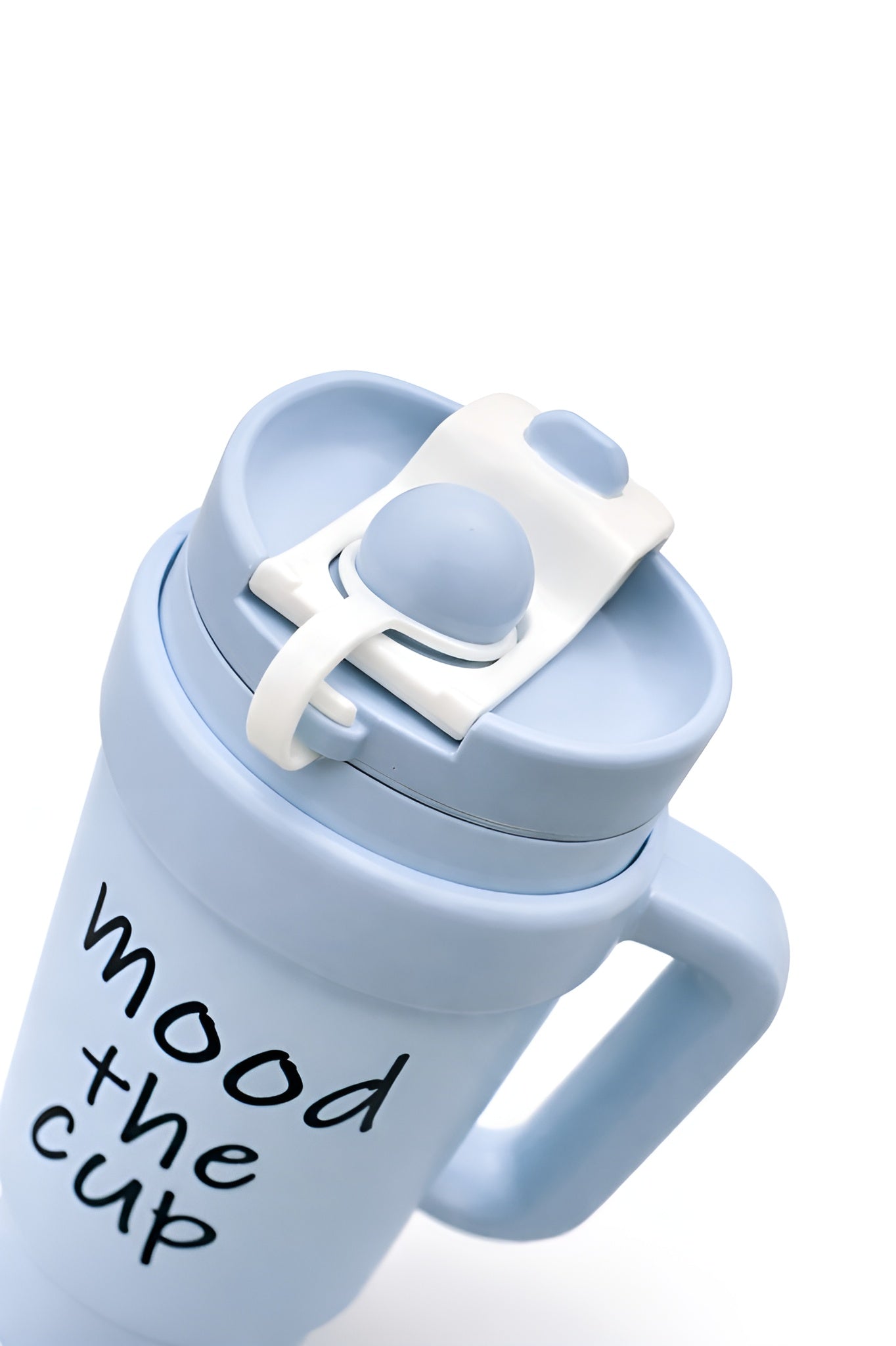 Large Coffee Tumbler with Handle__Blue