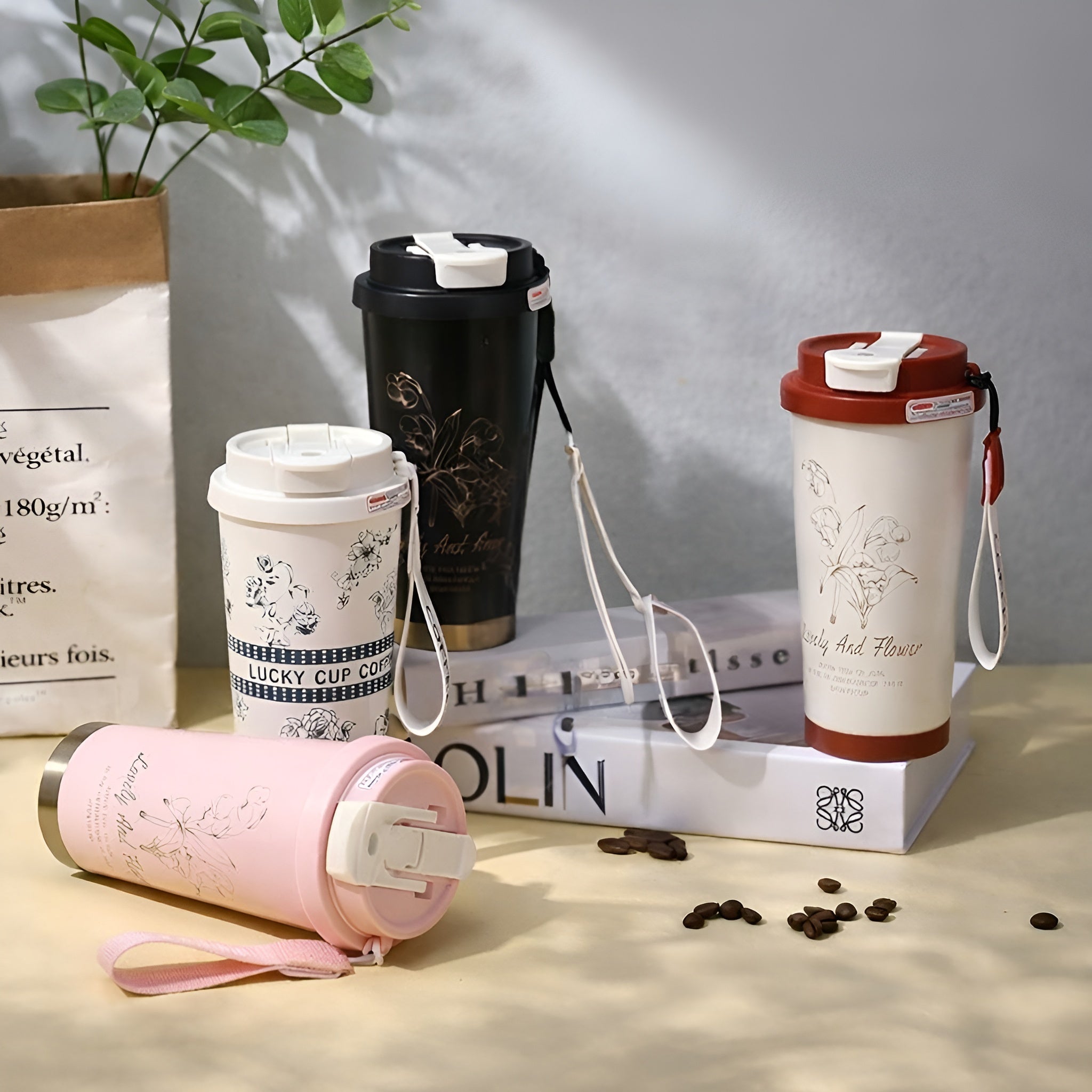 Leak proof travel mug__Red