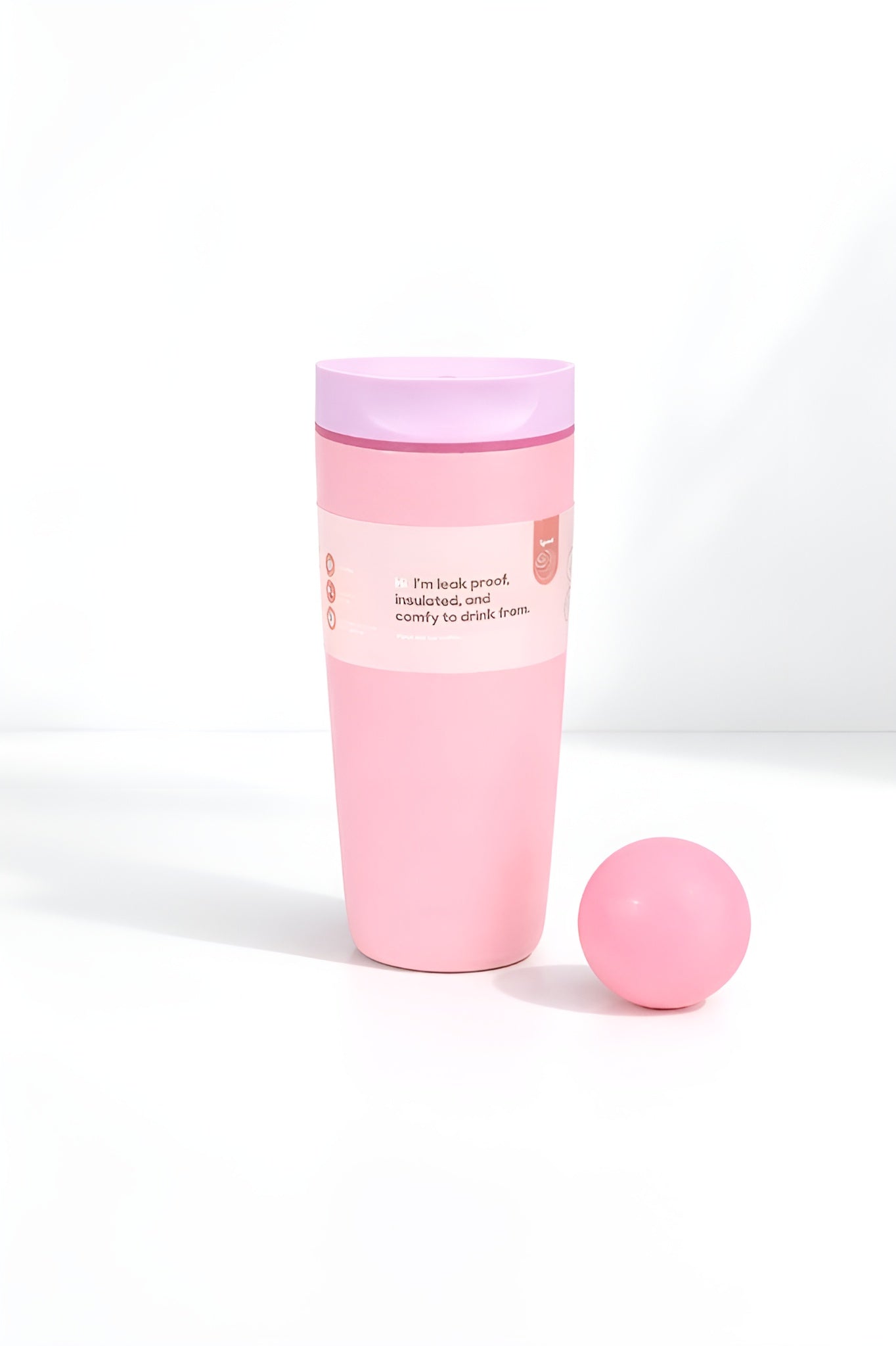 Lightweight travel mug__Baby-pink