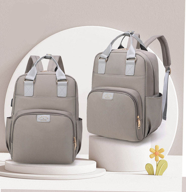 Luxury_diaper_backpack_for_stylish_mothers_on_the_go__Gray
