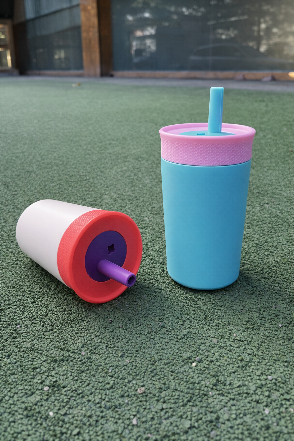 Portable travel tumbler__Cream