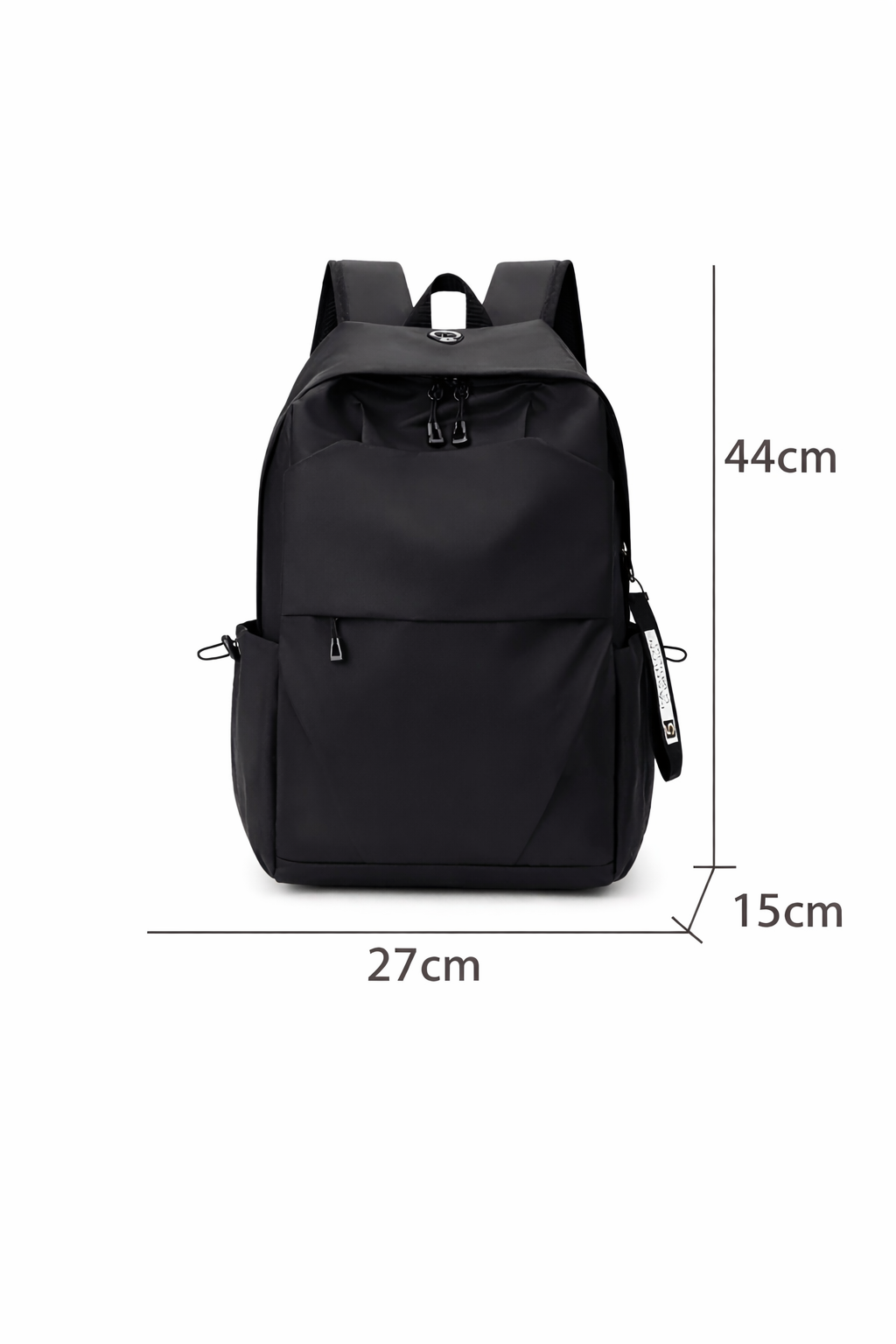 USB charging backpack__black