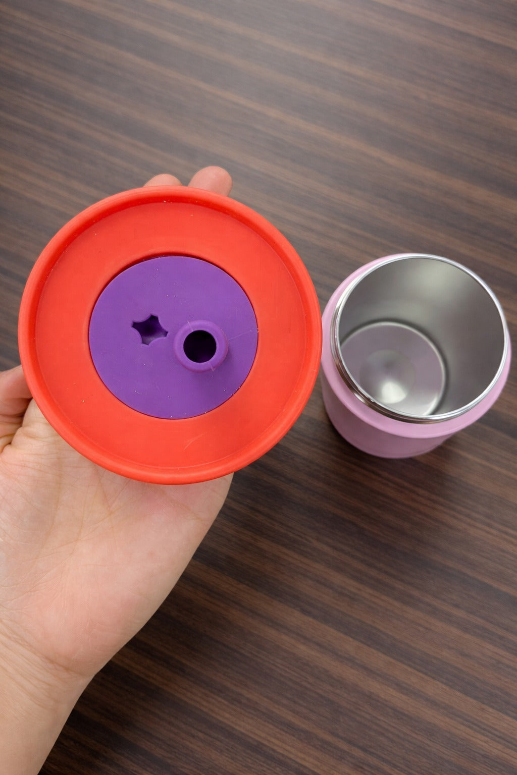 Premium Insulated Tumbler Combo Set – Pink 350 ml & Blue 600 ml | Leak-Proof | Reusable | Hot & Cold Drink Cups(Set of 2)