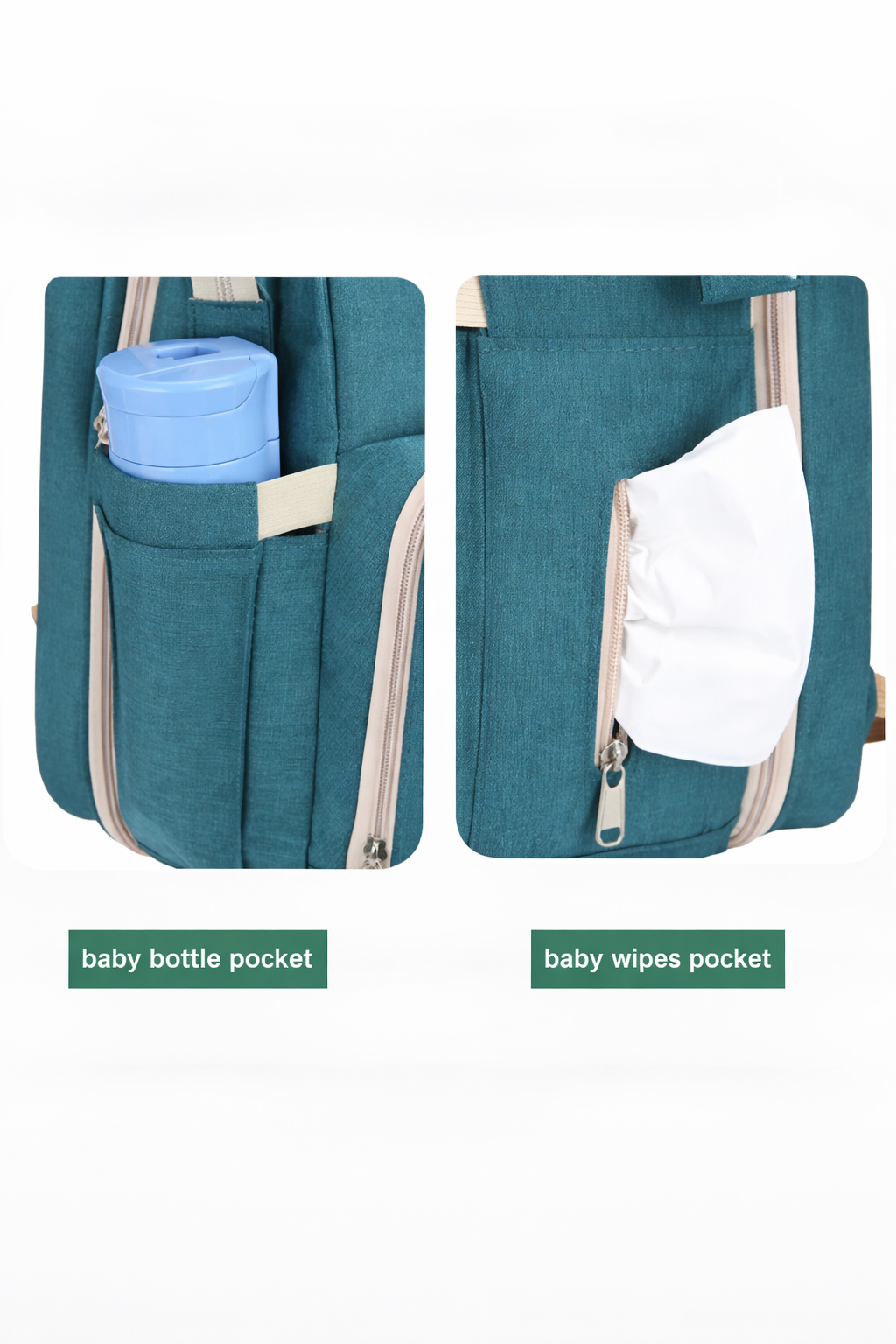 baby essentials bag__green
