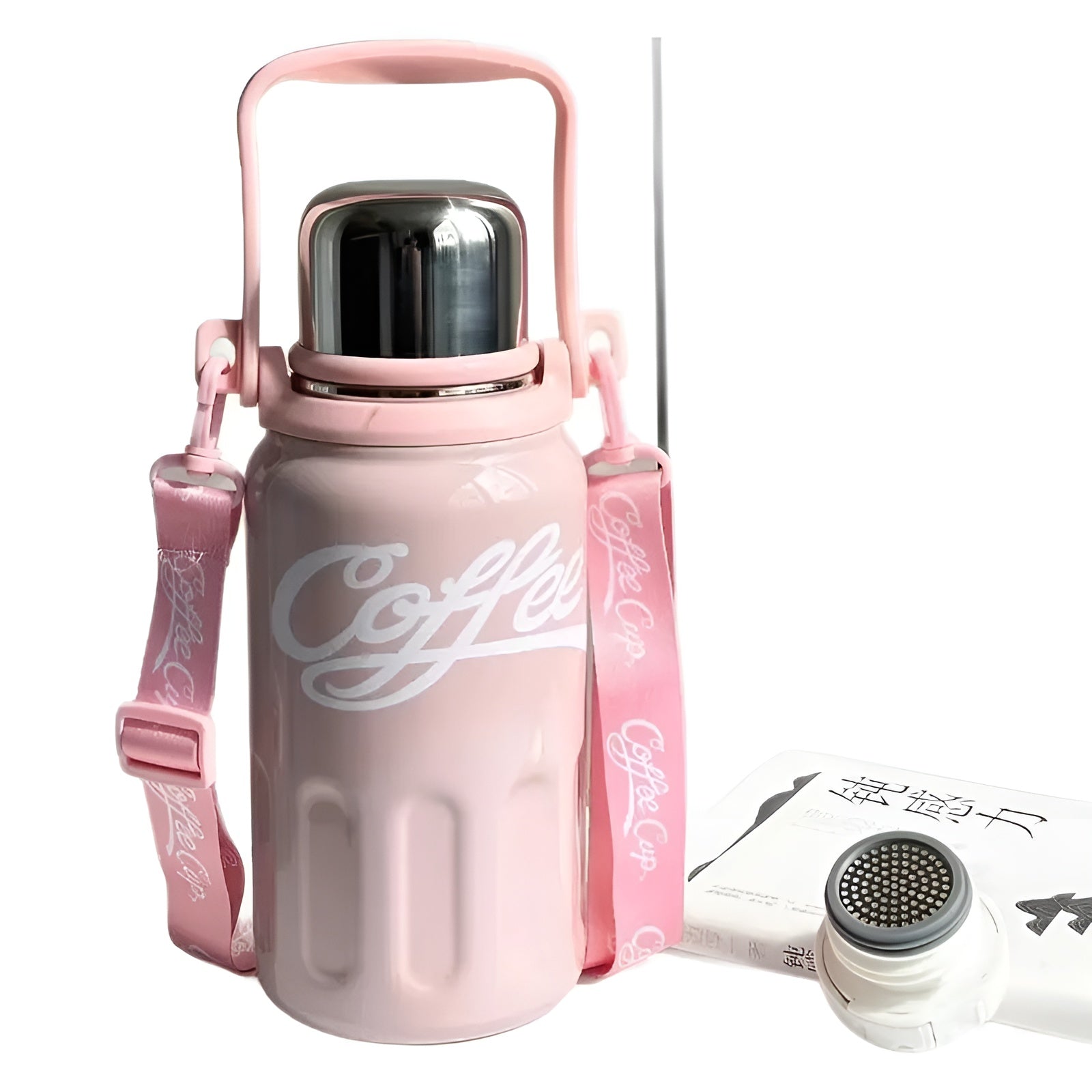 best 1 liter coffee thermos__Pink