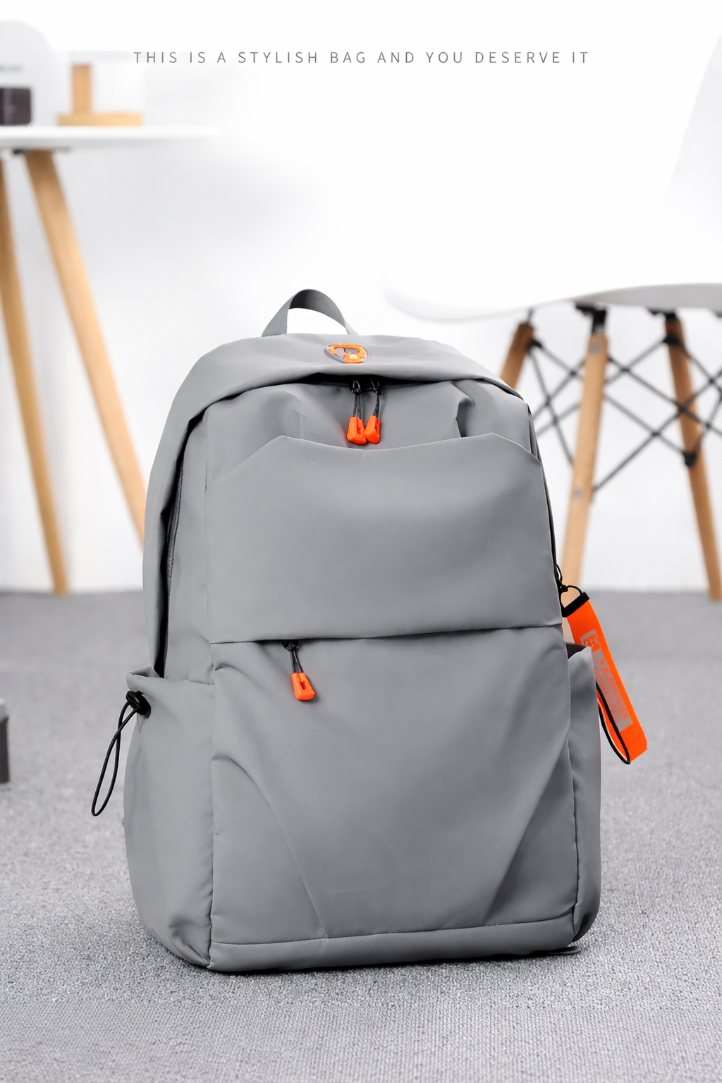 business laptop backpack__gray