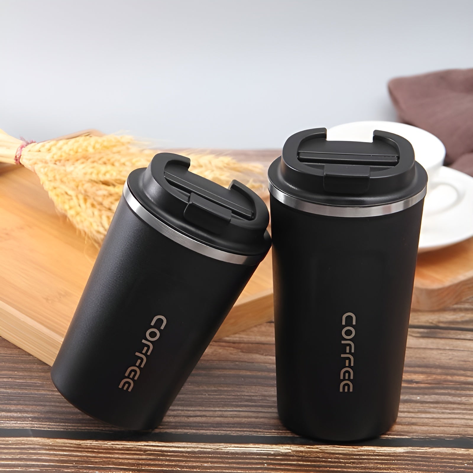 coffee mug for car travel__Black