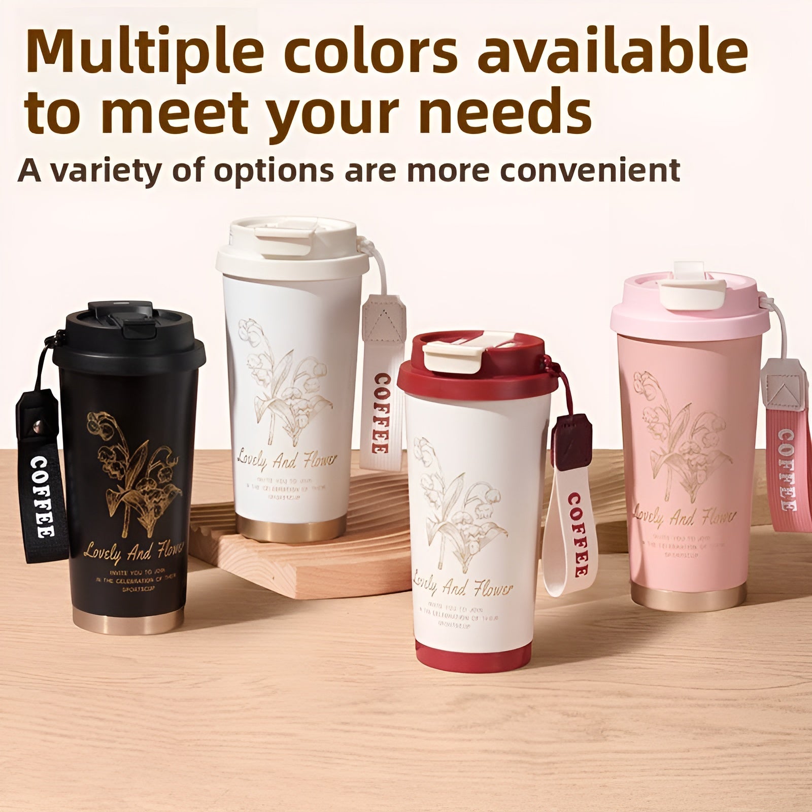 coffee tumbler for daily use__Pink