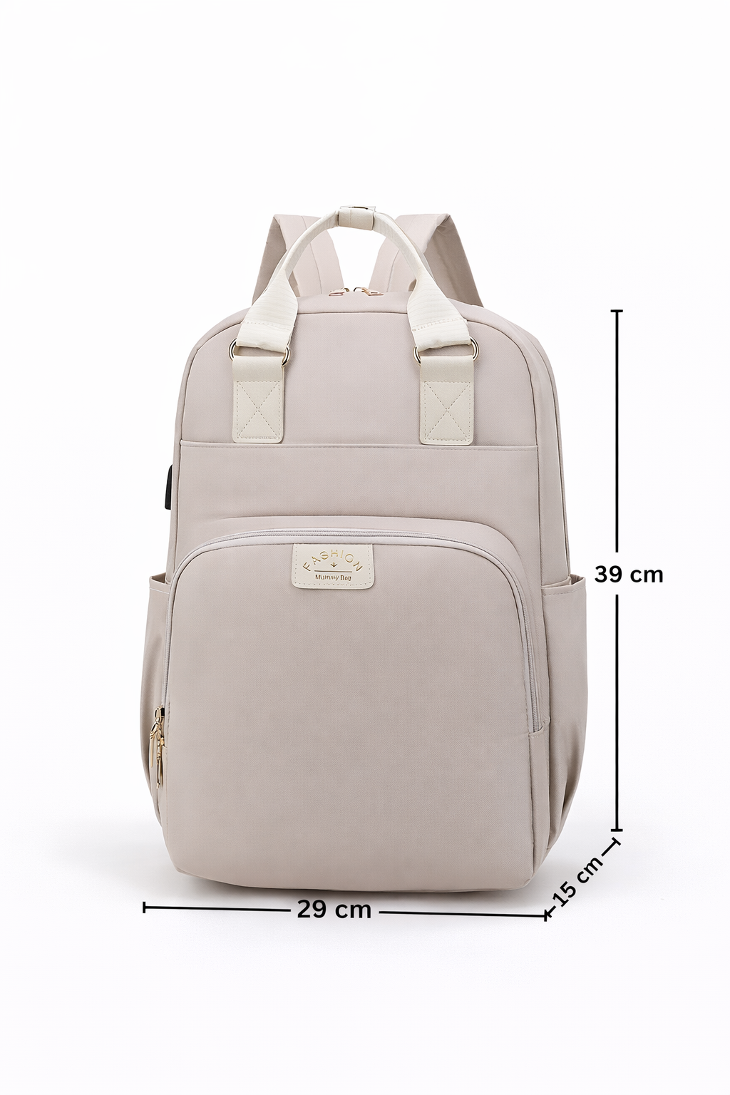 fashionable mommy bag__beige