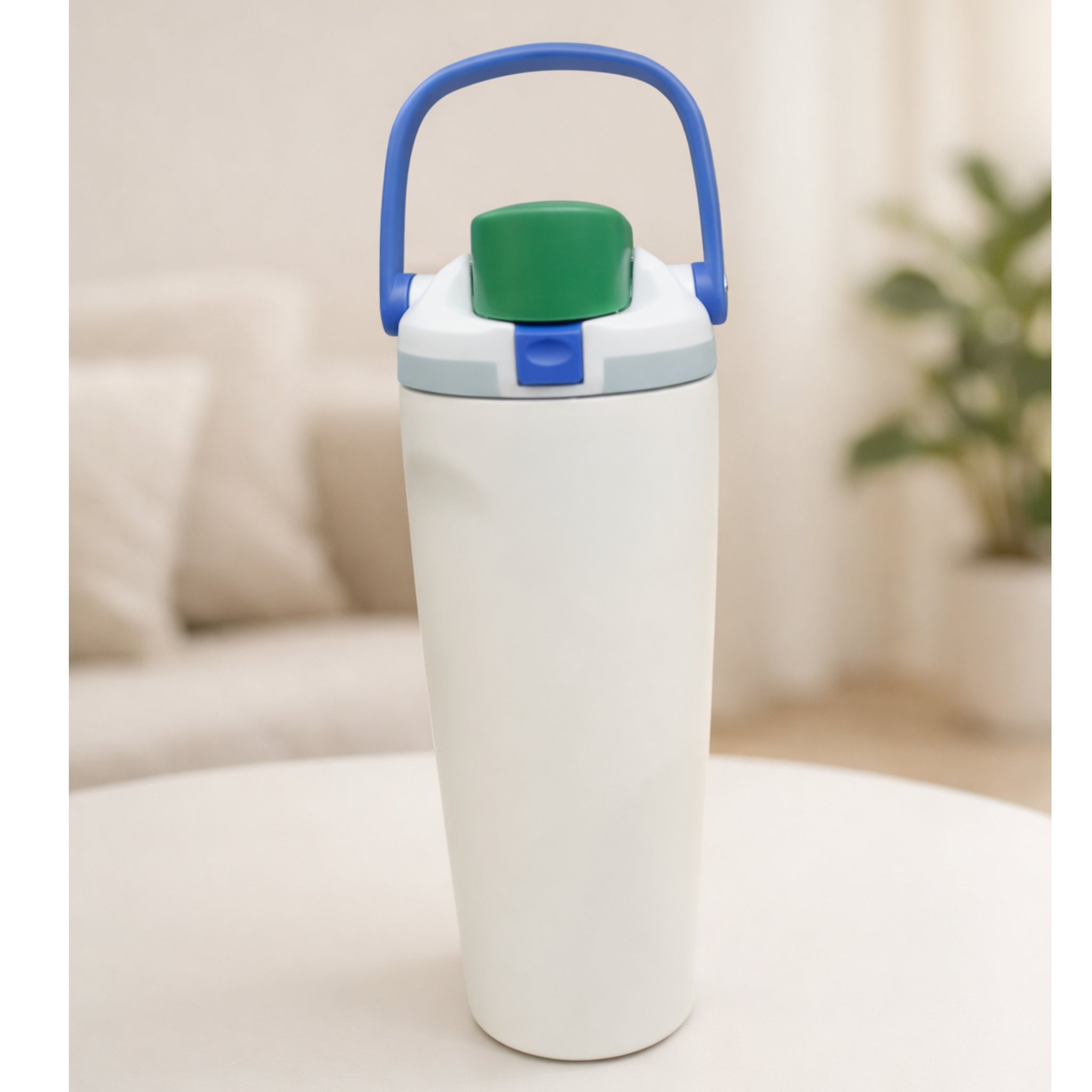 fitness water bottle__Cream