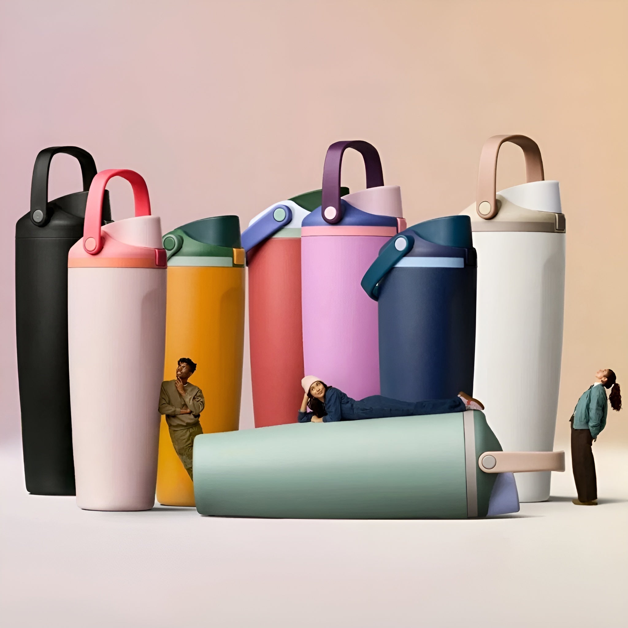 fitness water bottle reusable__Nevy-blue