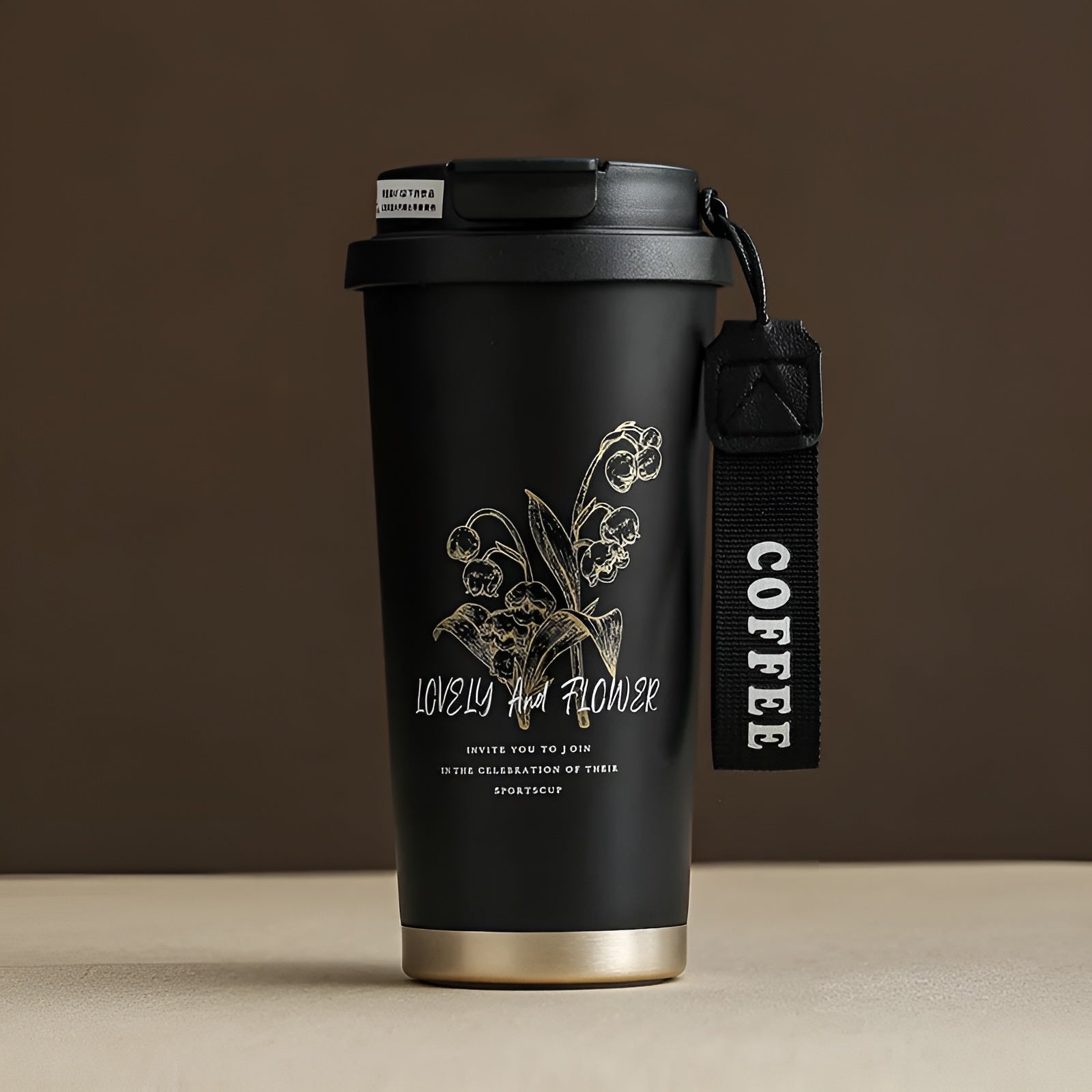 insulated travel mug 500 ml__Black
