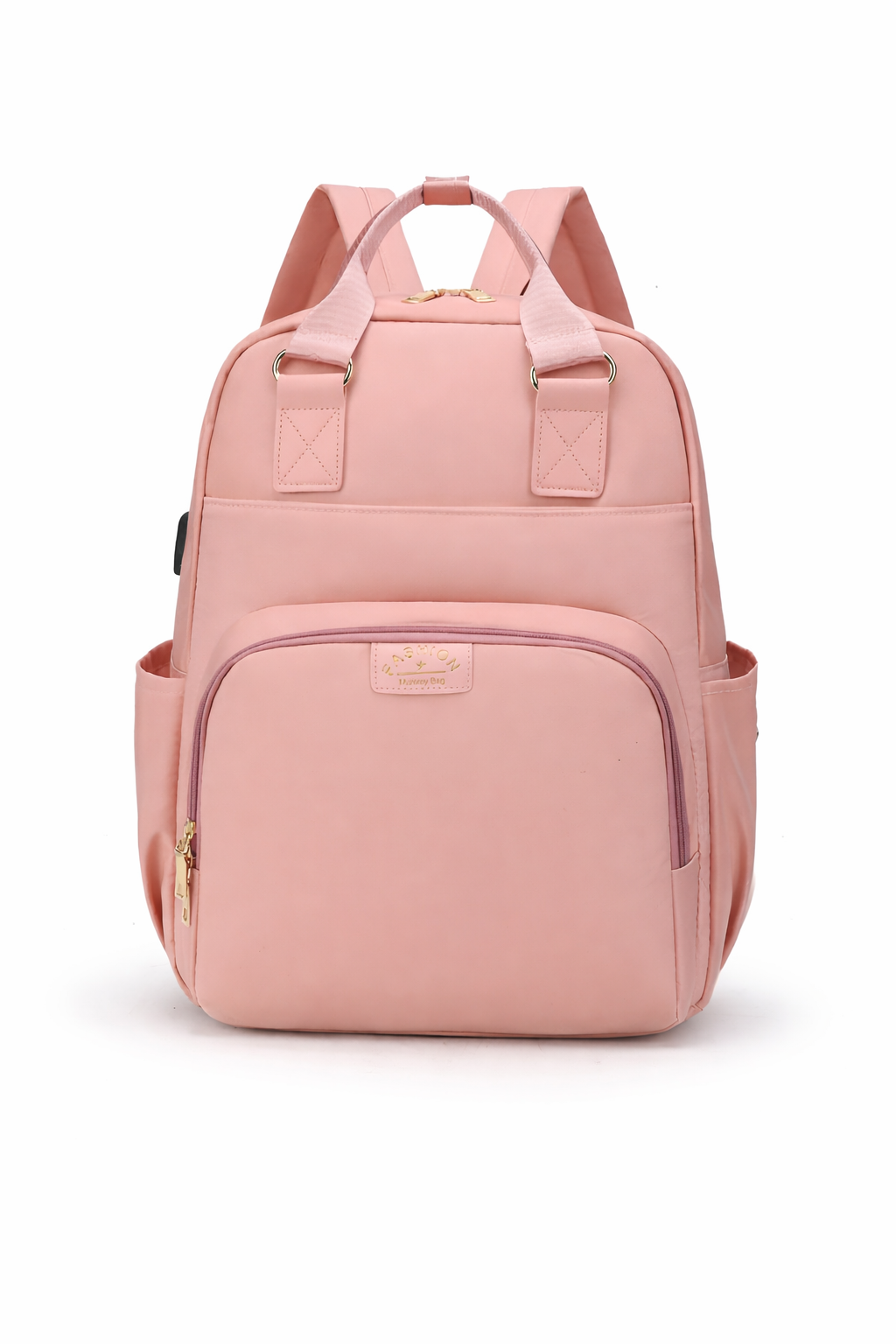 large capacity diaper bag backpack__pink