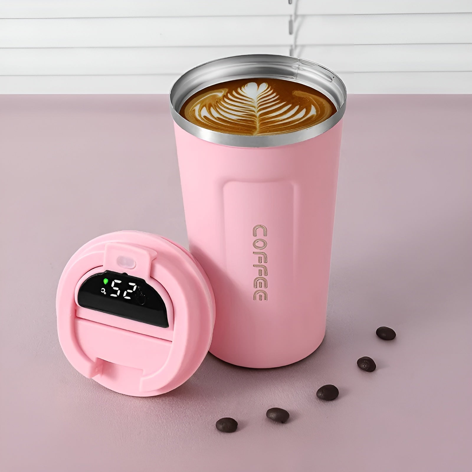 leak proof coffee cup for travel__Pink