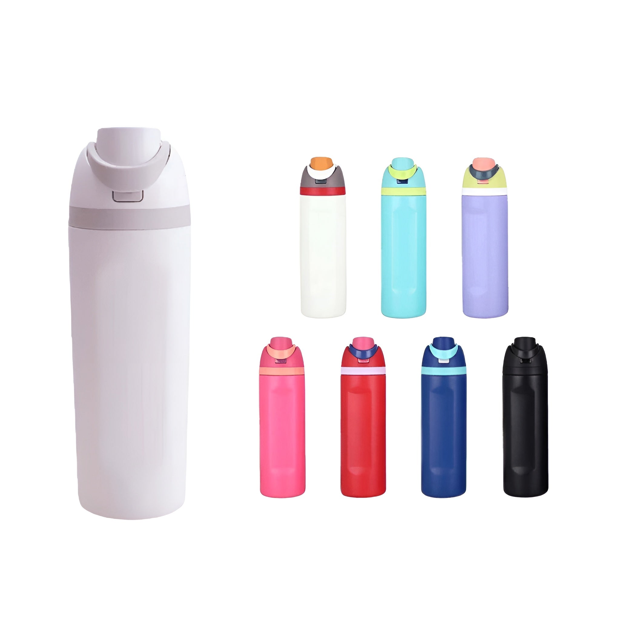 leak proof insulated bottle for travel__Gray