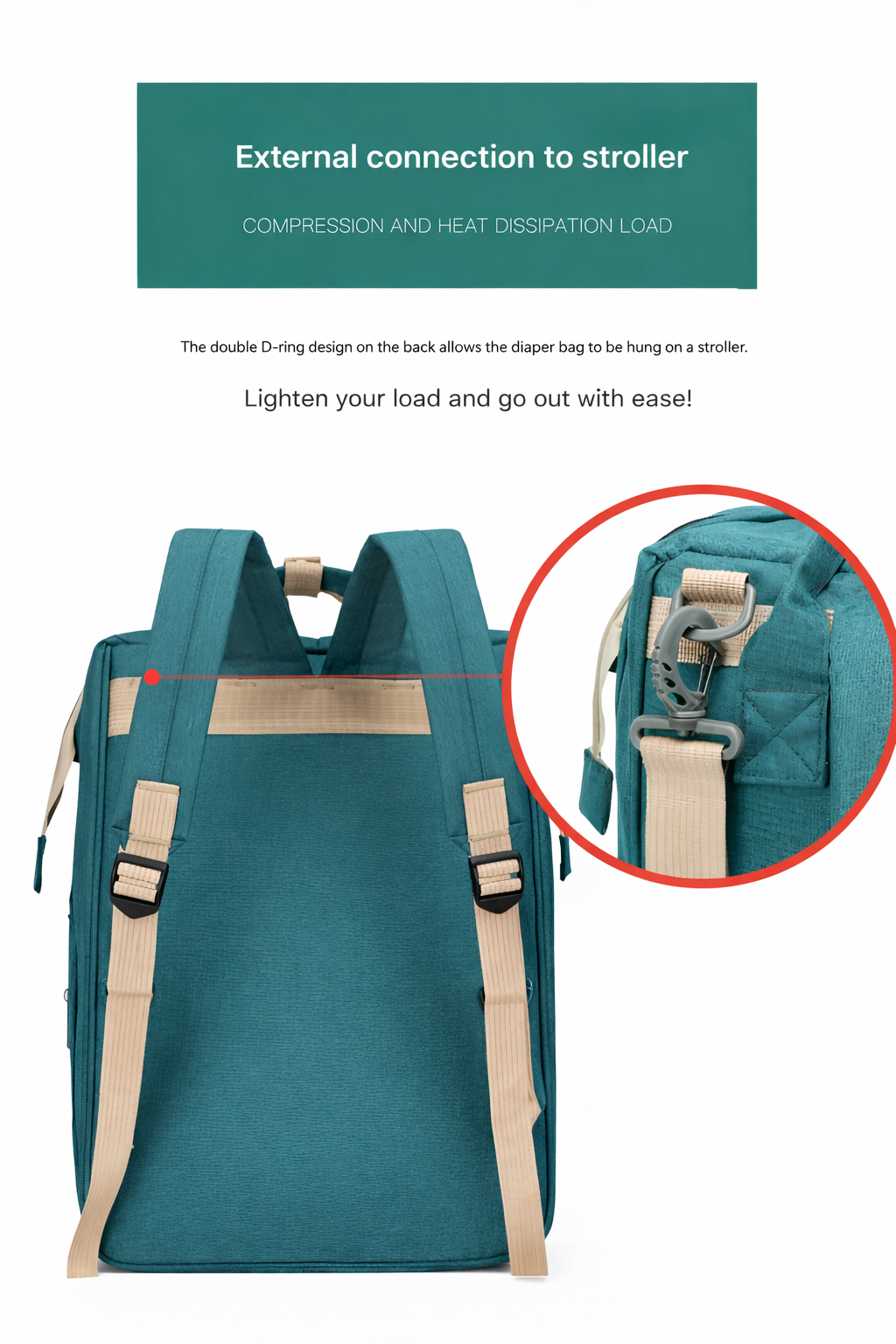 maternity diaper backpack__green