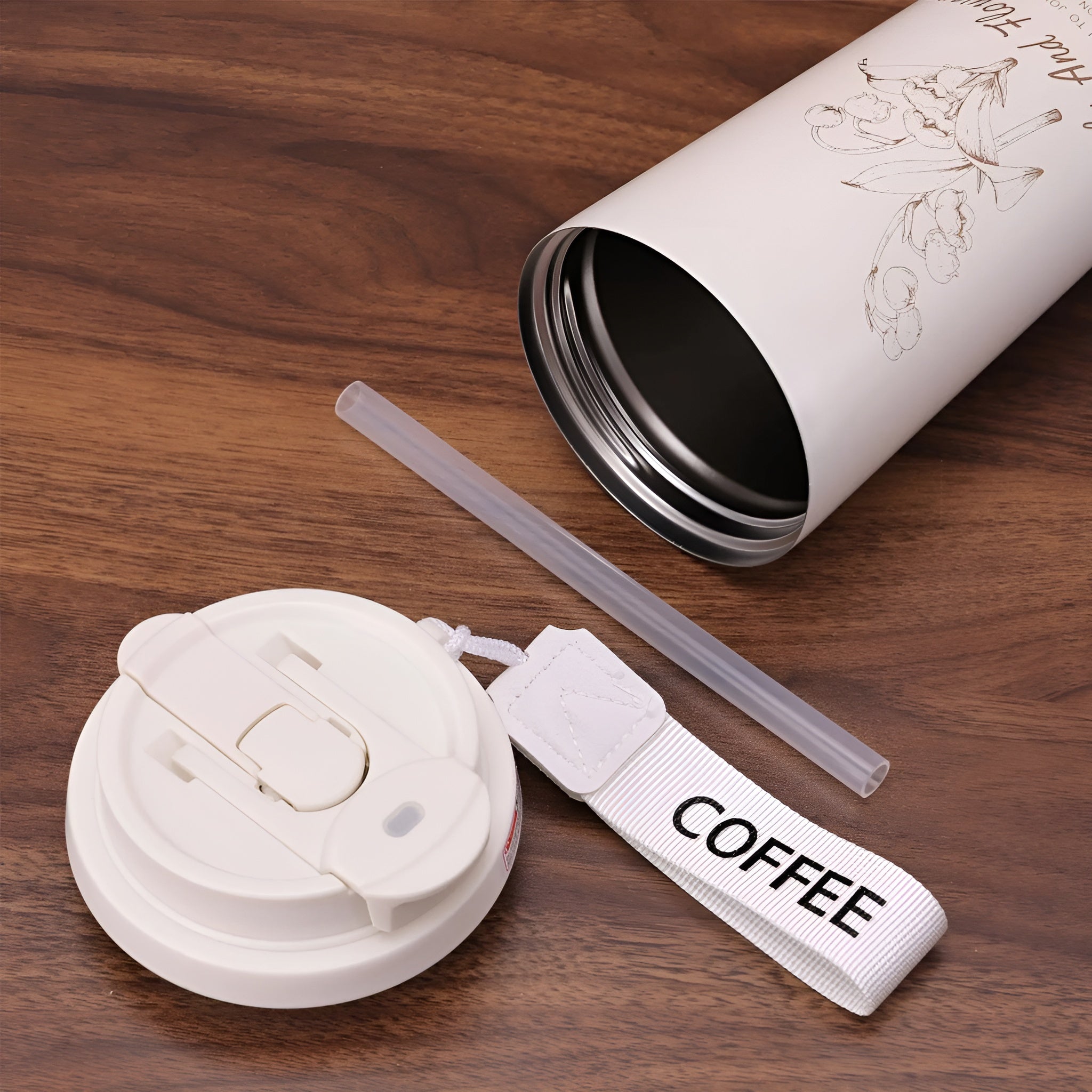 matte finish coffee mug__Black & Black