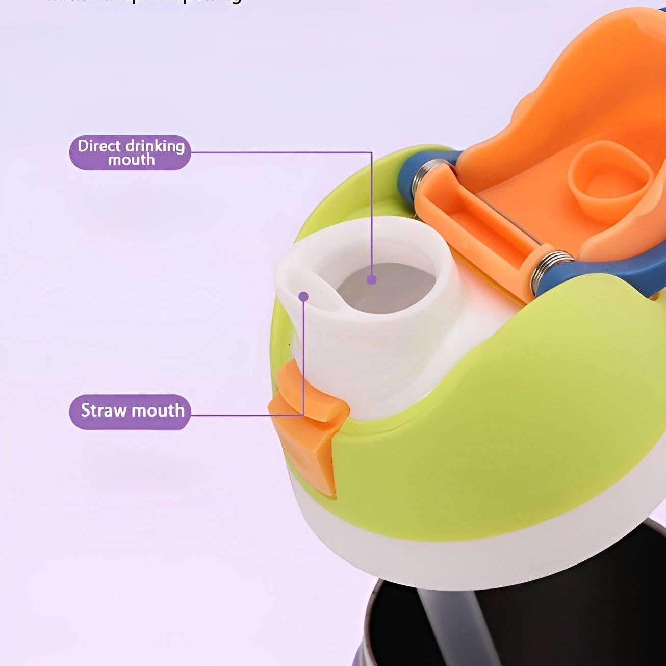 practical gift water bottle__White