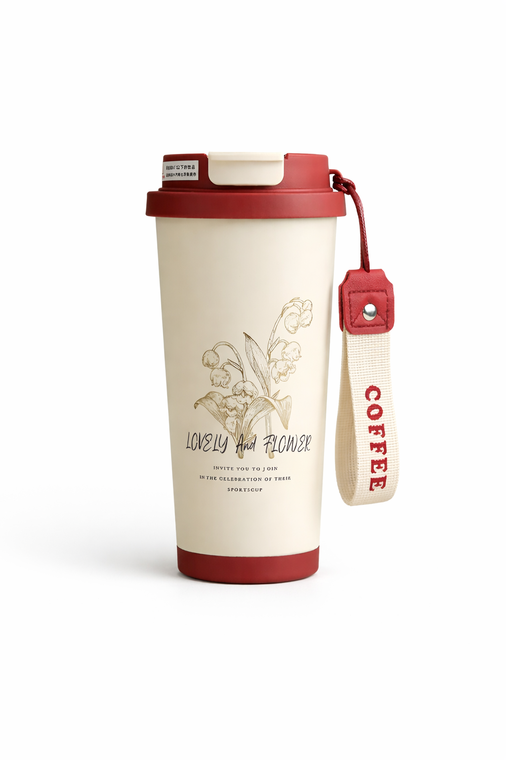 reusable thermal coffee mug for hot drinks__Red