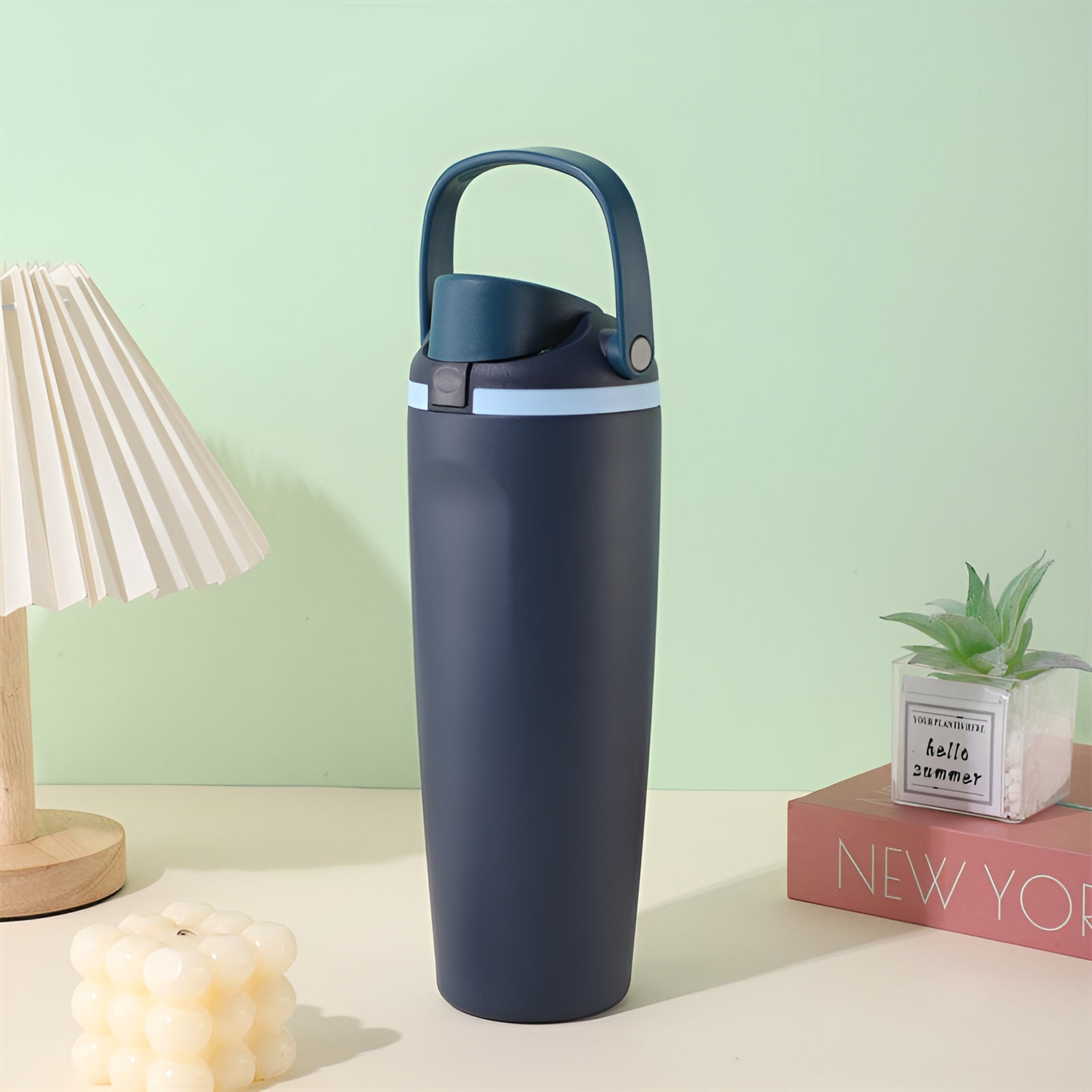 stylish water bottle for daily use__Nevy-blue