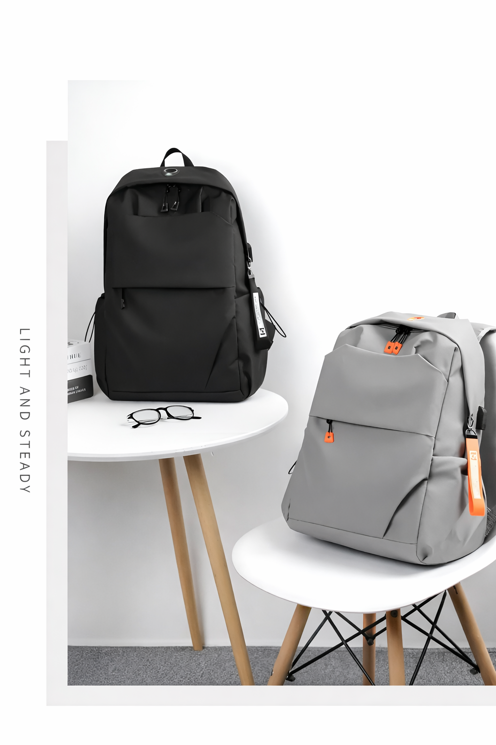 travel laptop backpack__black