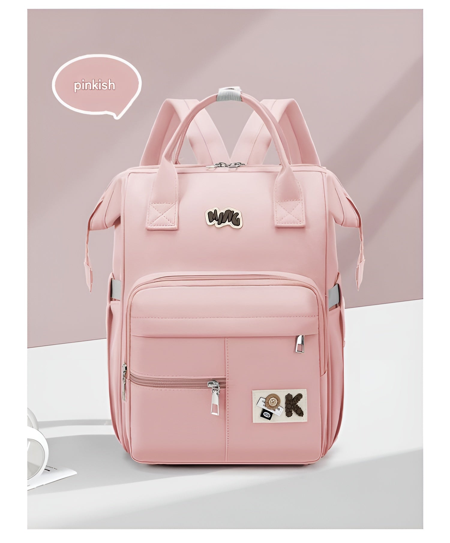 versatile_pink_mumma_diaper_bag_for_outdoor_use__Baby-pink