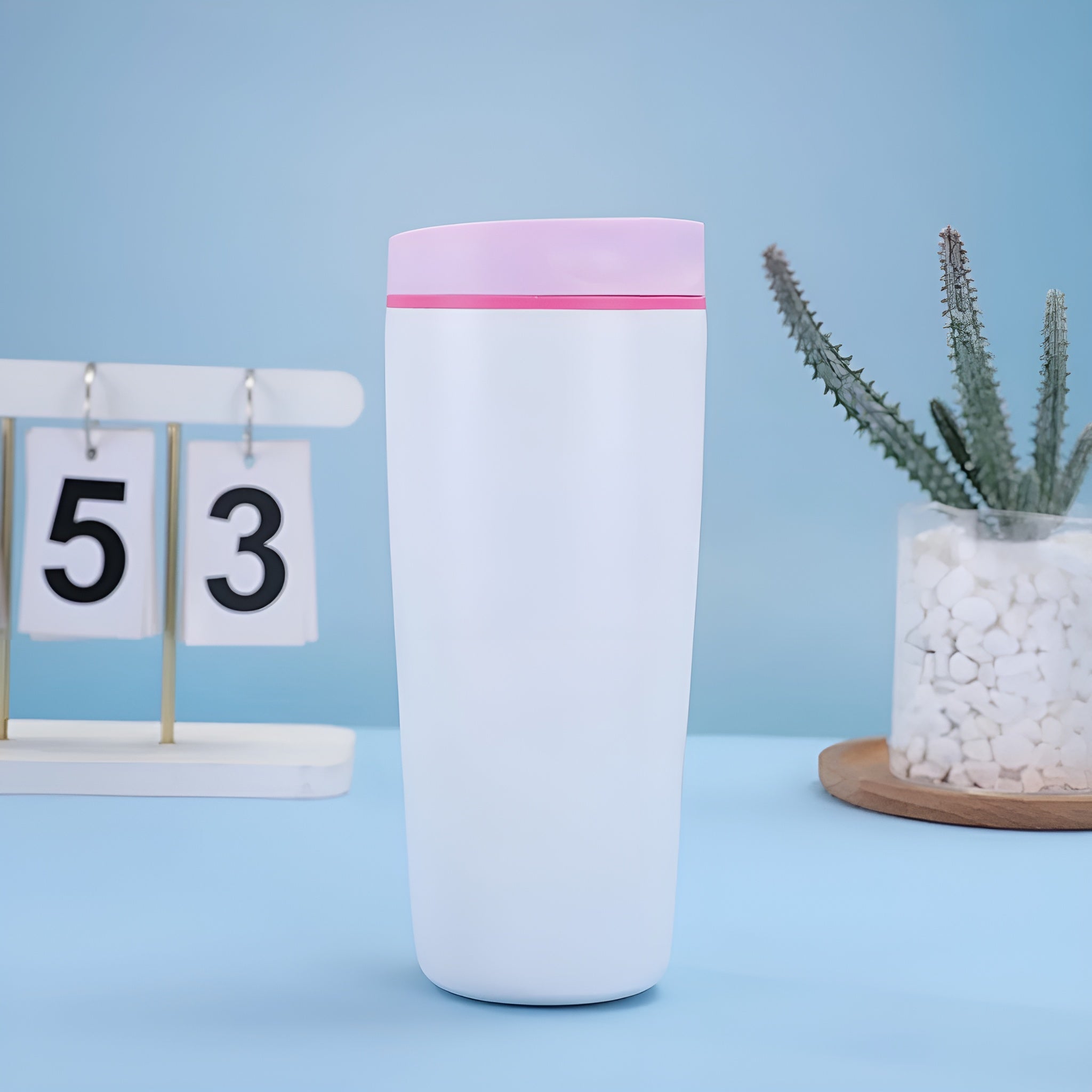 white tumbler 600 ml

